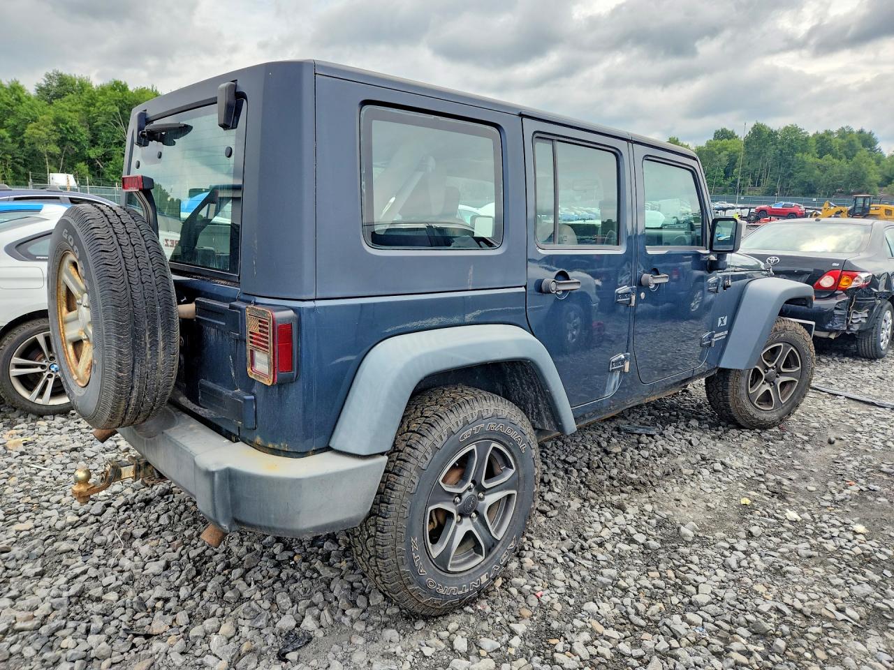2007 Jeep Wrangler X Blue vin: 1J4GA391X7L207782