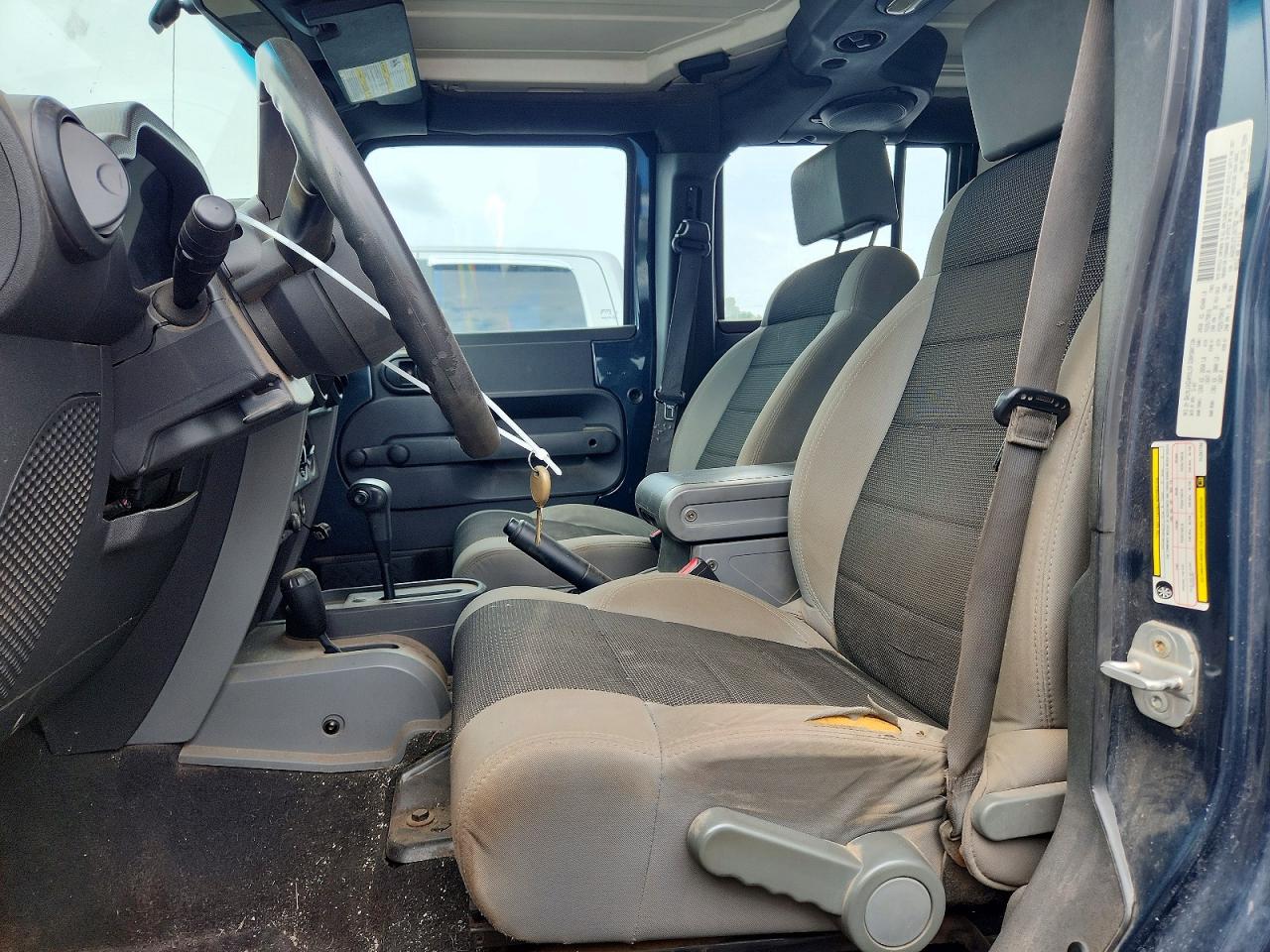 2007 Jeep Wrangler X Blue vin: 1J4GA391X7L207782