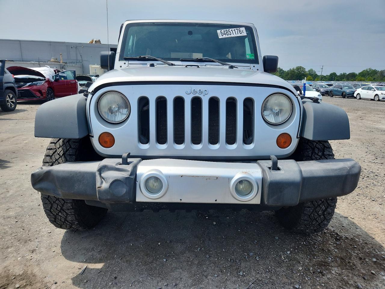 2008 Jeep Wrangler Unlimited X Silver vin: 1J4GA391X8L545197