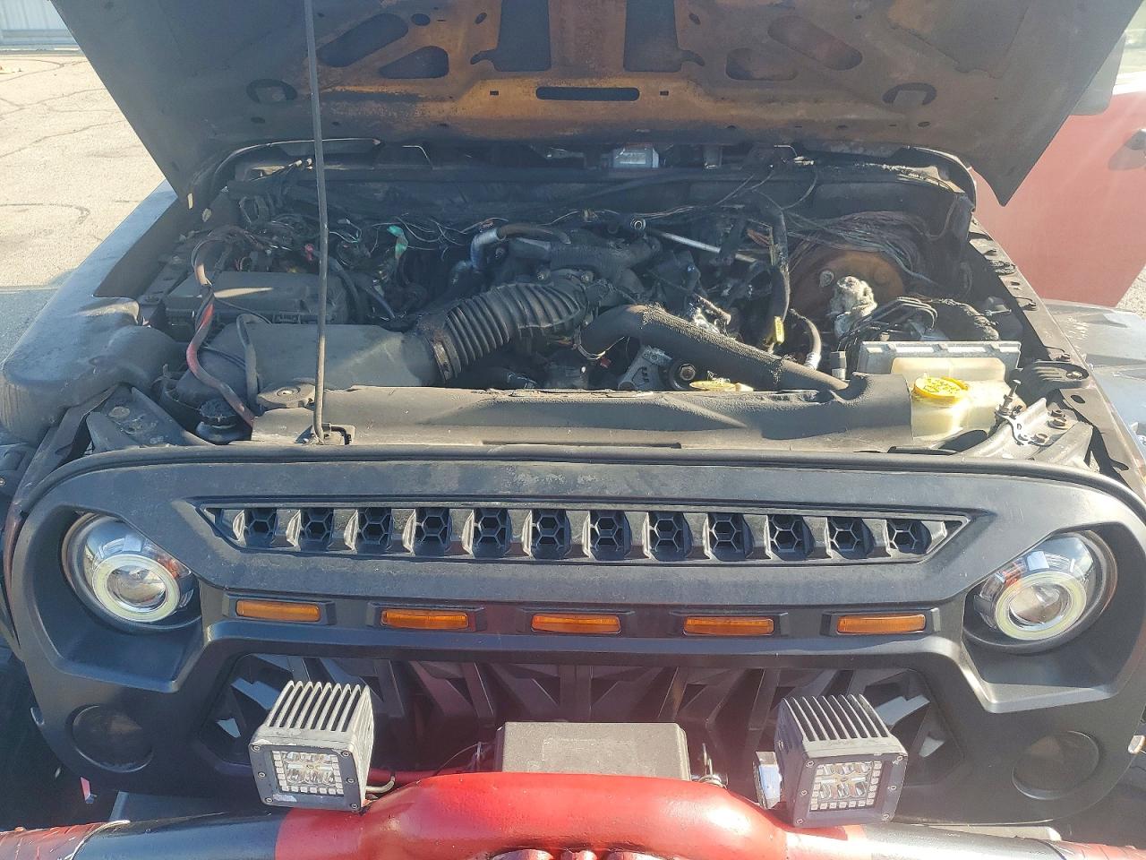 2008 Jeep Wrangler Unlimited X Темно-бордовый vin: 1J4GA391X8L618441