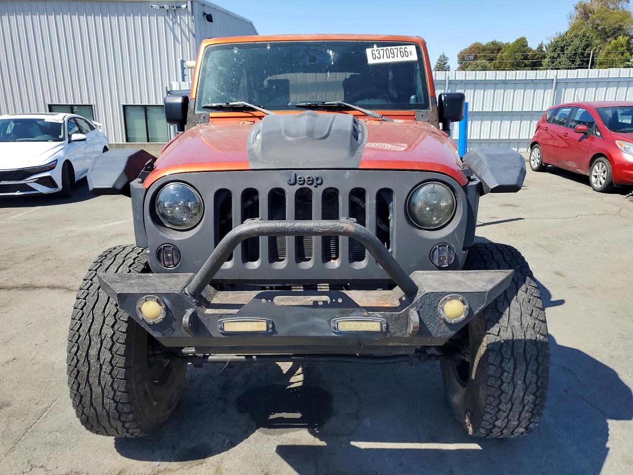 2009 Jeep Wrangler Unlimited X Orange vin: 1J4GA391X9L772259