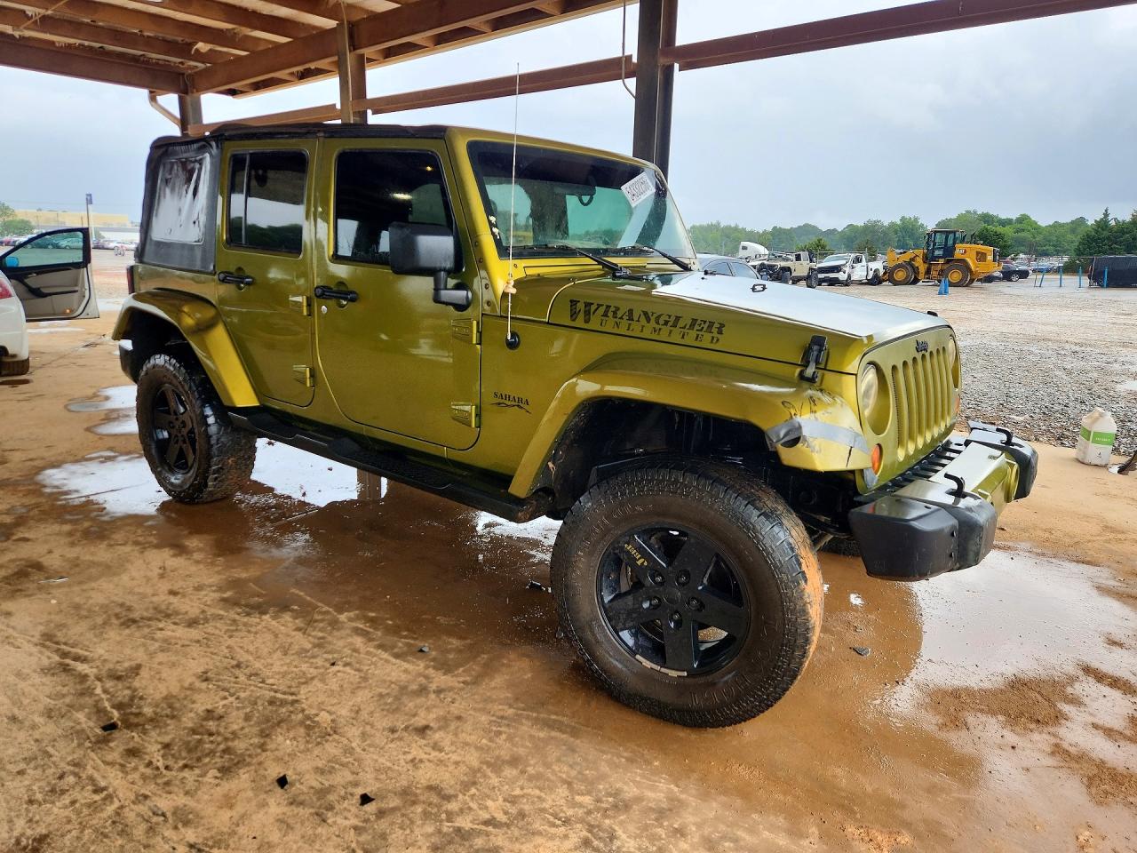 2007 Jeep Wrangler Sahara Зеленый vin: 1J4GA59117L113530