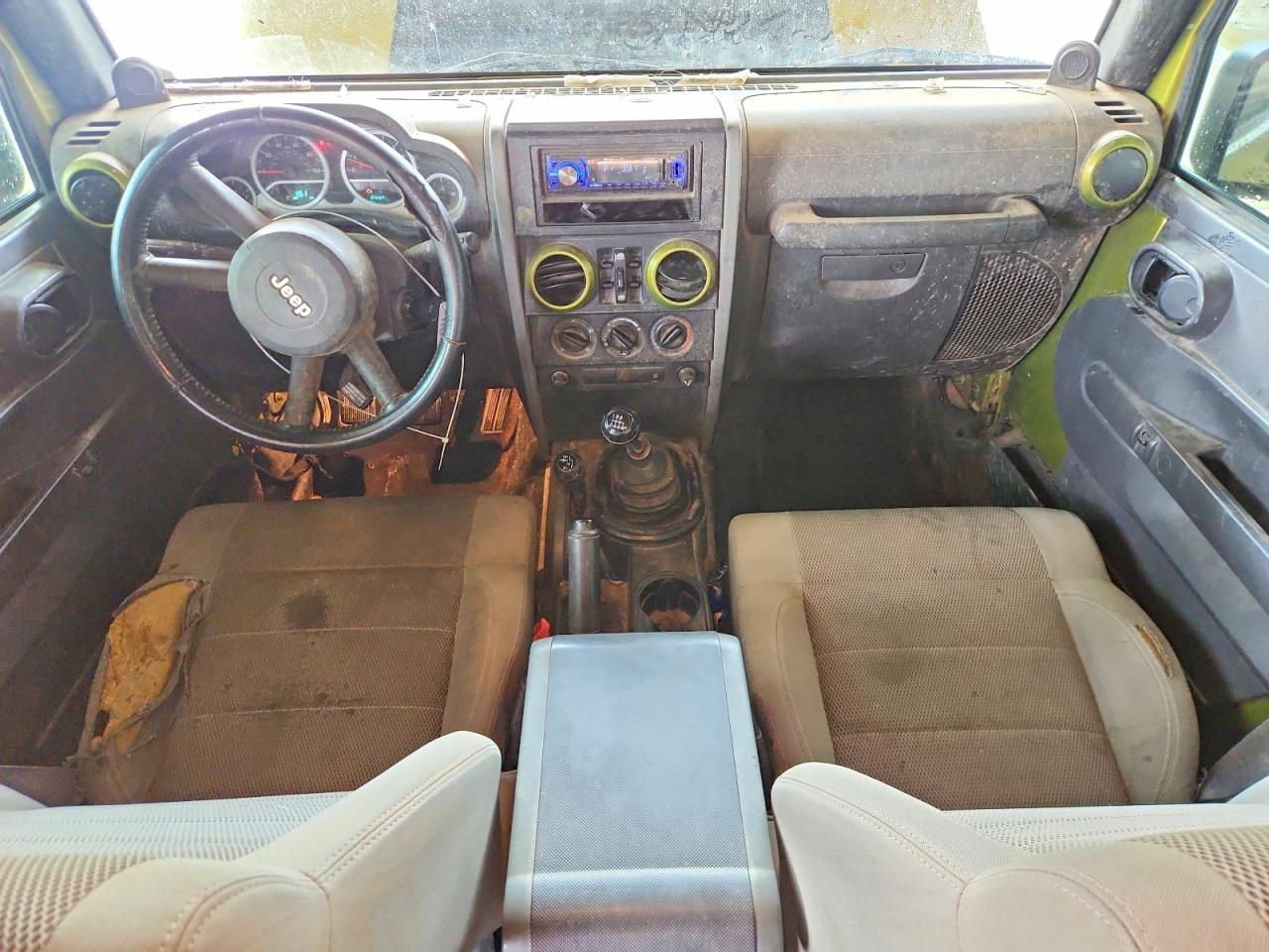 2007 Jeep Wrangler Sahara Зеленый vin: 1J4GA59117L113530