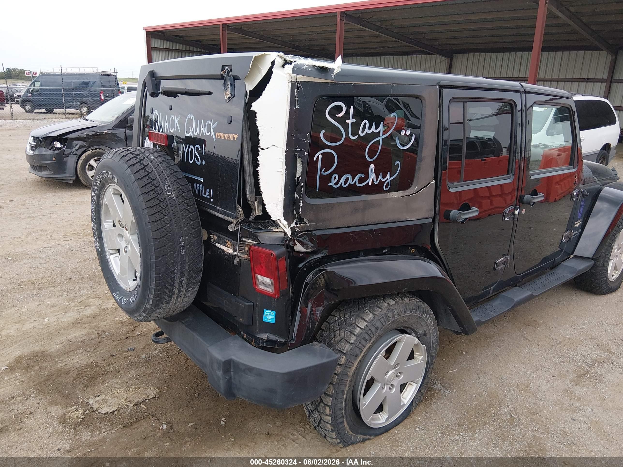 2007 Jeep Wrangler Unlimited Sahara Black vin: 1J4GA59117L120476