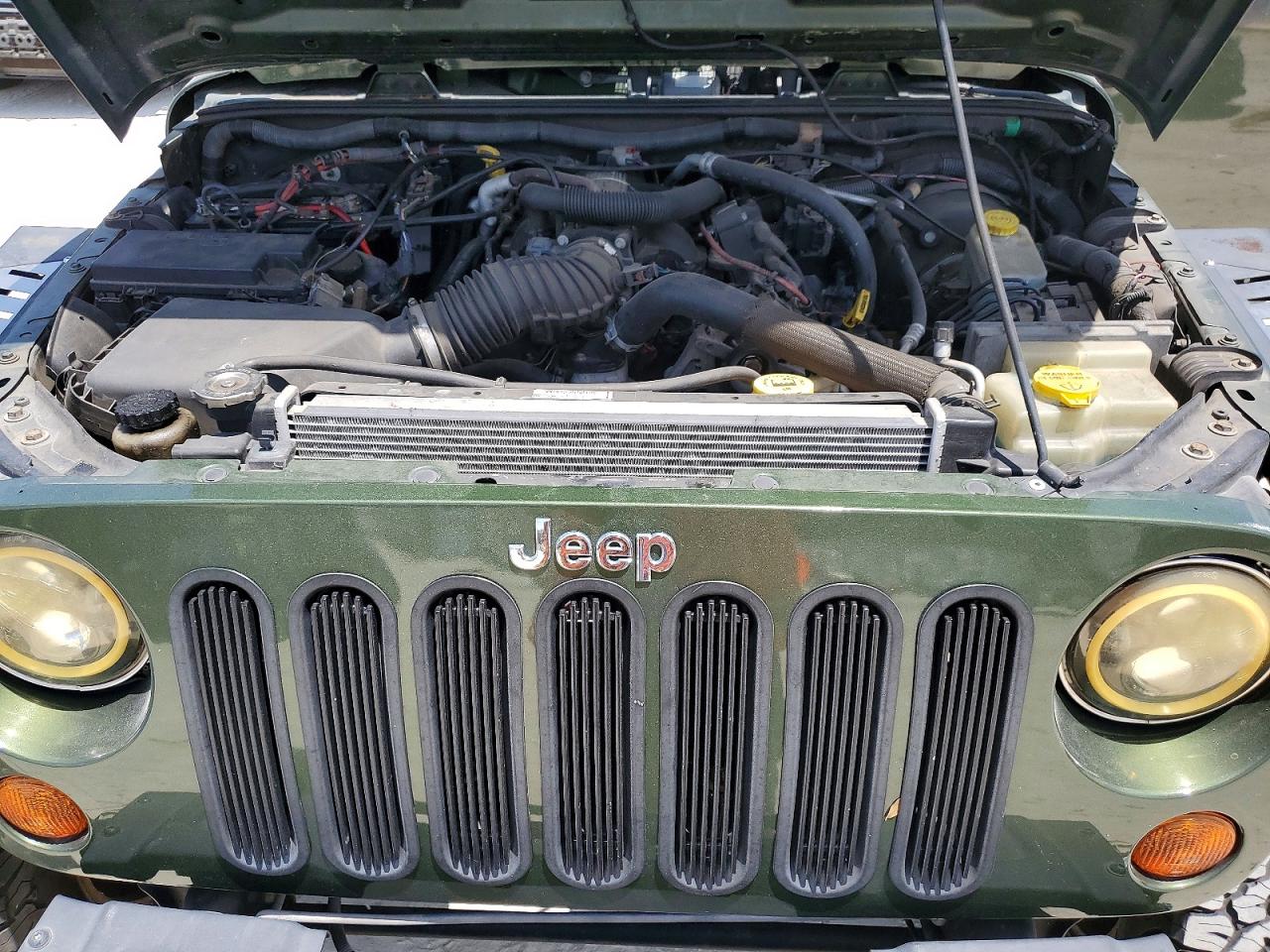 2009 Jeep Wrangler Unlimited Sahara Green vin: 1J4GA59119L717033