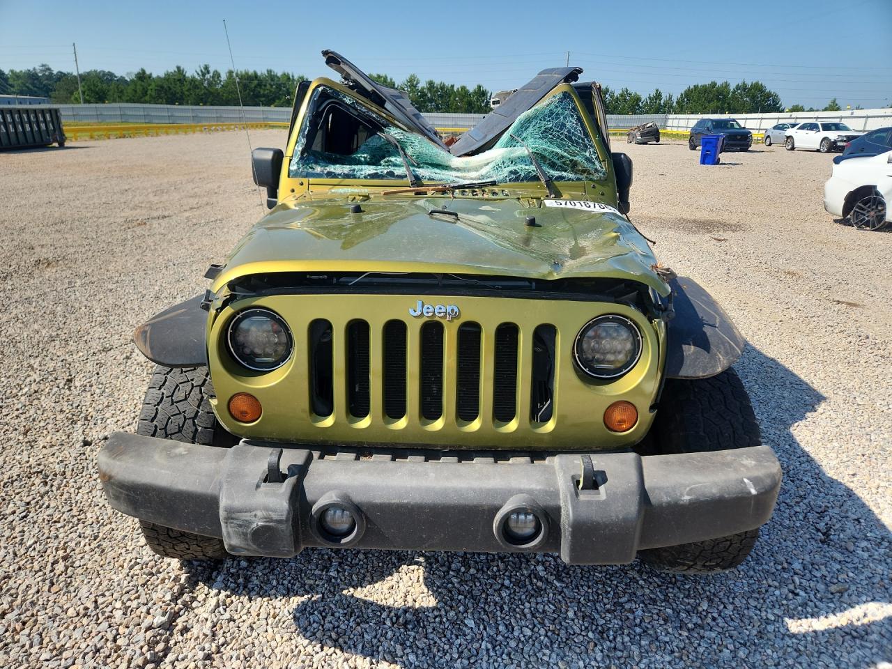 2007 Jeep Wrangler Sahara Green vin: 1J4GA59127L148741