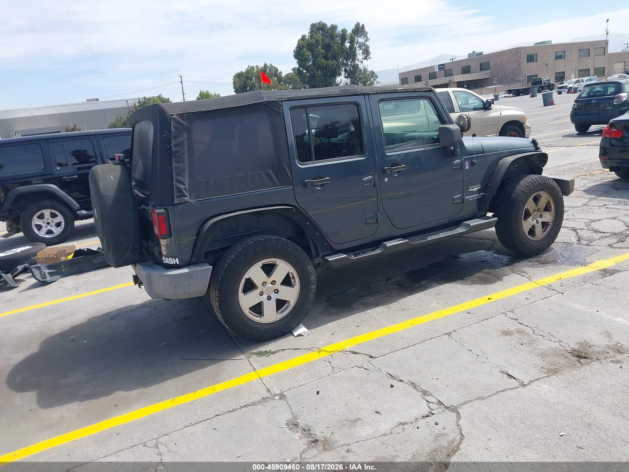 2007 Jeep Wrangler Unlimited Sahara Turquoise vin: 1J4GA59127L162266