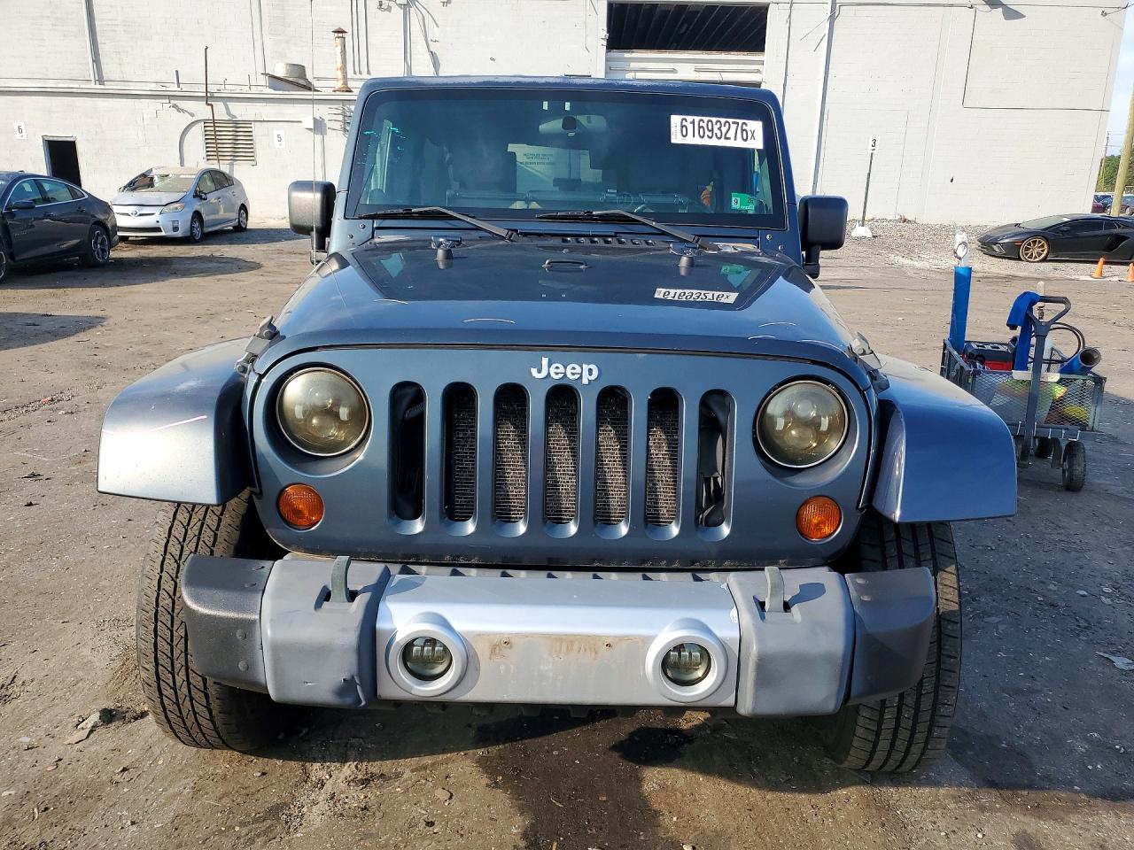 2008 Jeep Wrangler Unlimited Sahara Blue vin: 1J4GA59128L532620