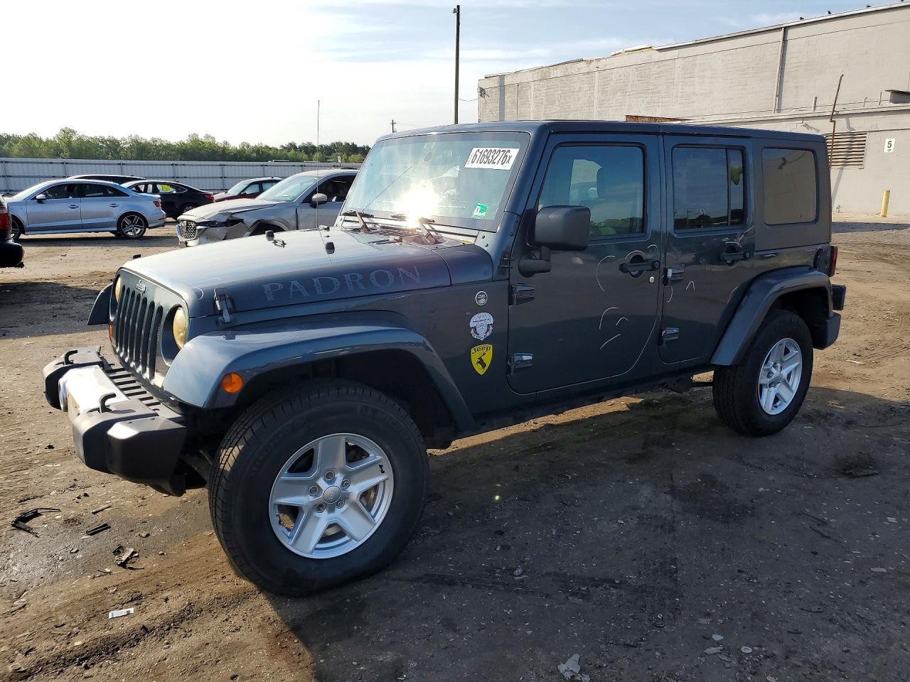 2008 Jeep Wrangler Unlimited Sahara Blue vin: 1J4GA59128L532620