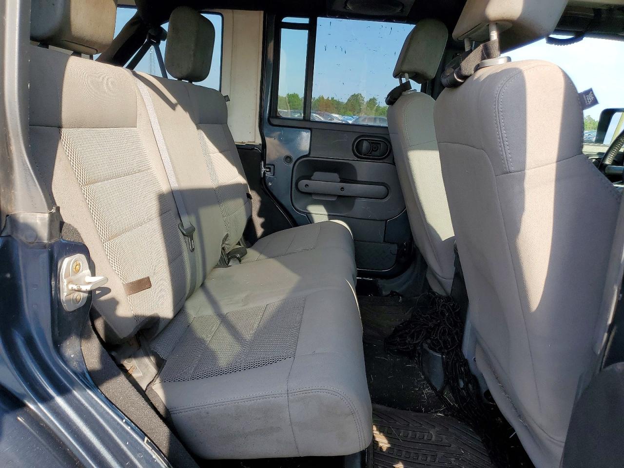 2008 Jeep Wrangler Unlimited Sahara Blue vin: 1J4GA59128L532620