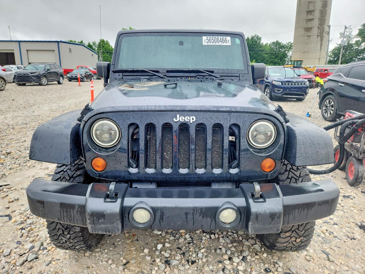 2009 Jeep Wrangler Unlimited Sahara Black vin: 1J4GA59129L751093