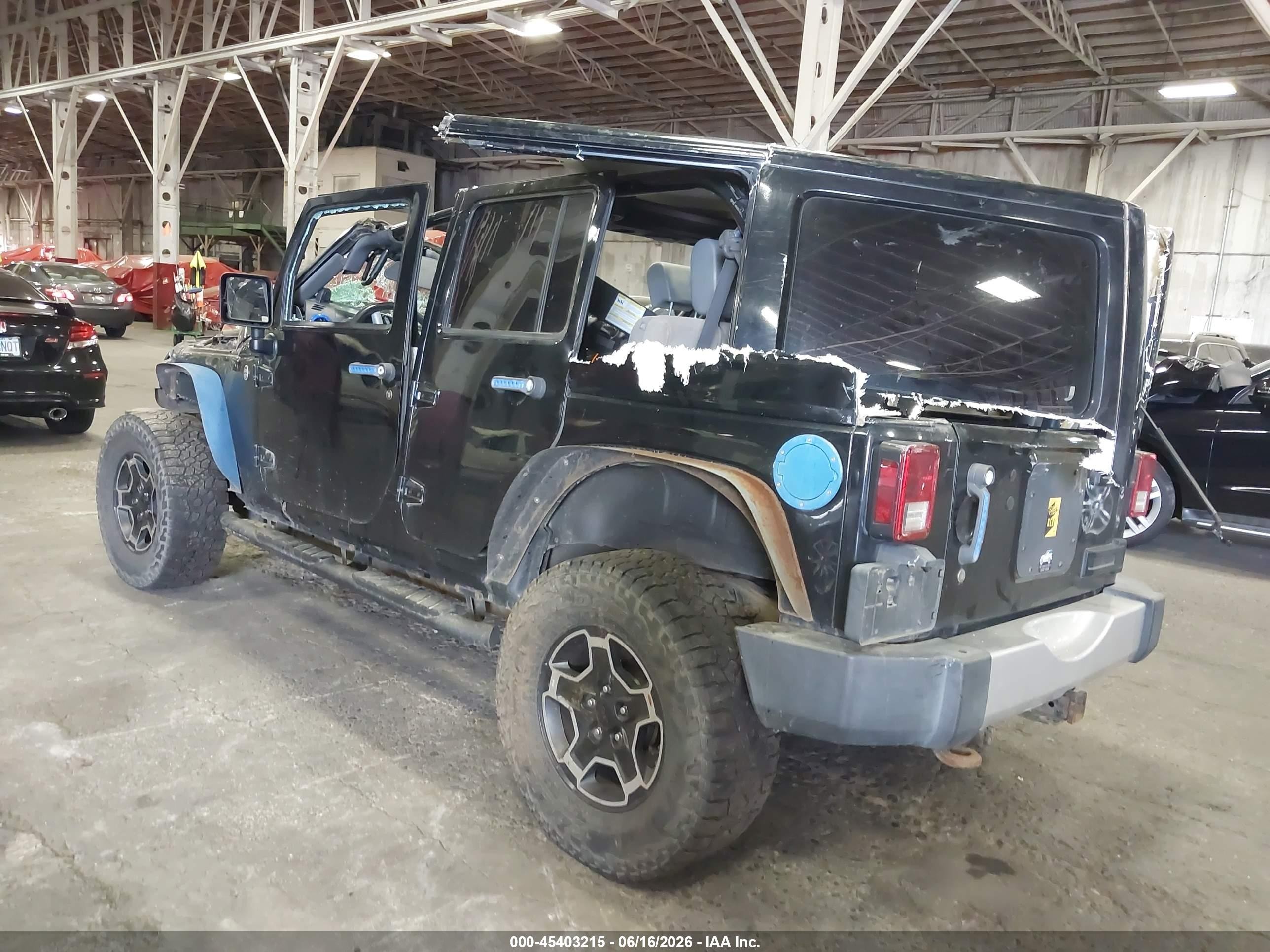 2009 Jeep Wrangler Unlimited Sahara Black vin: 1J4GA59129L788855