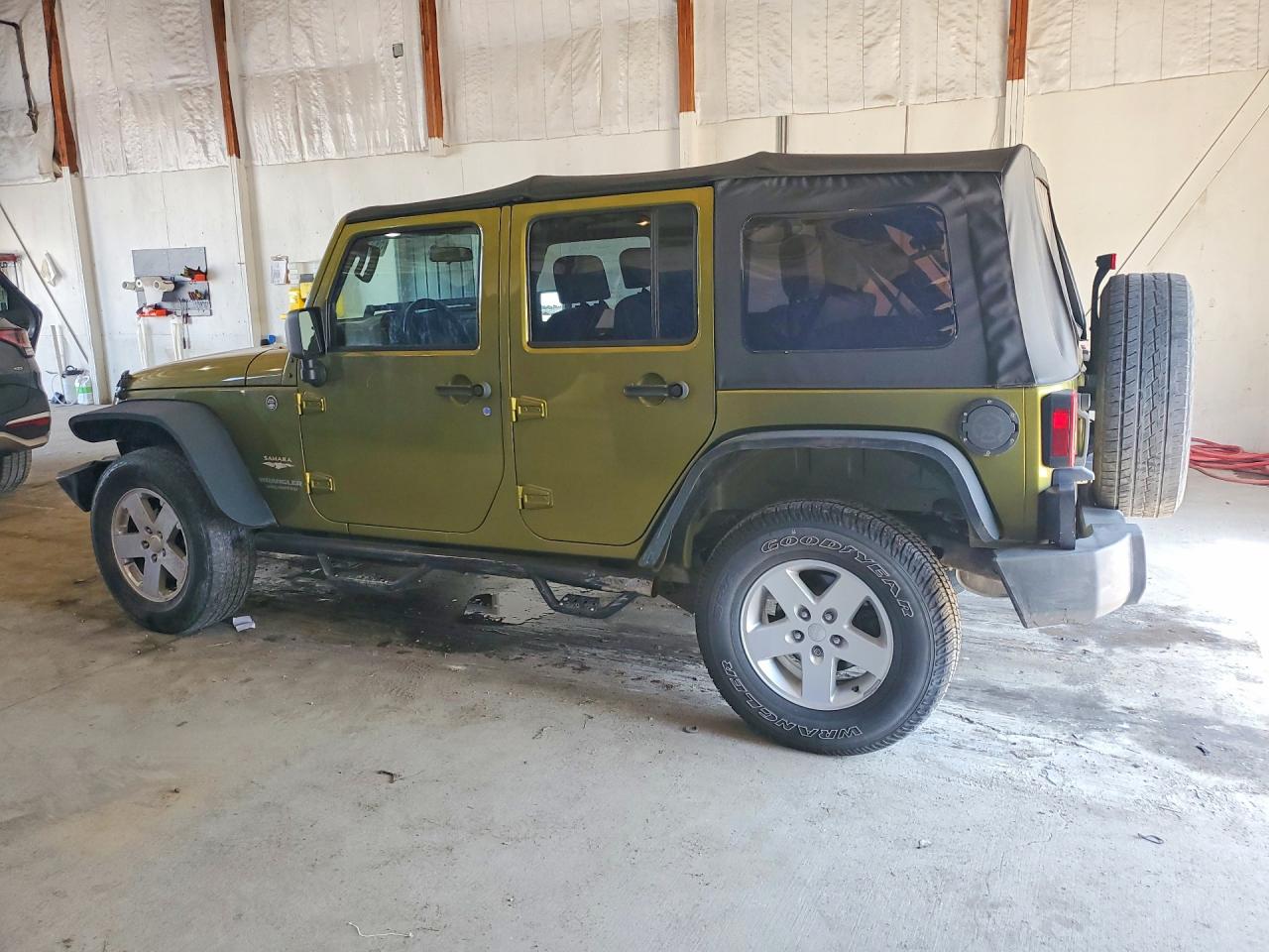2007 Jeep Wrangler Sahara Зеленый vin: 1J4GA59137L118681