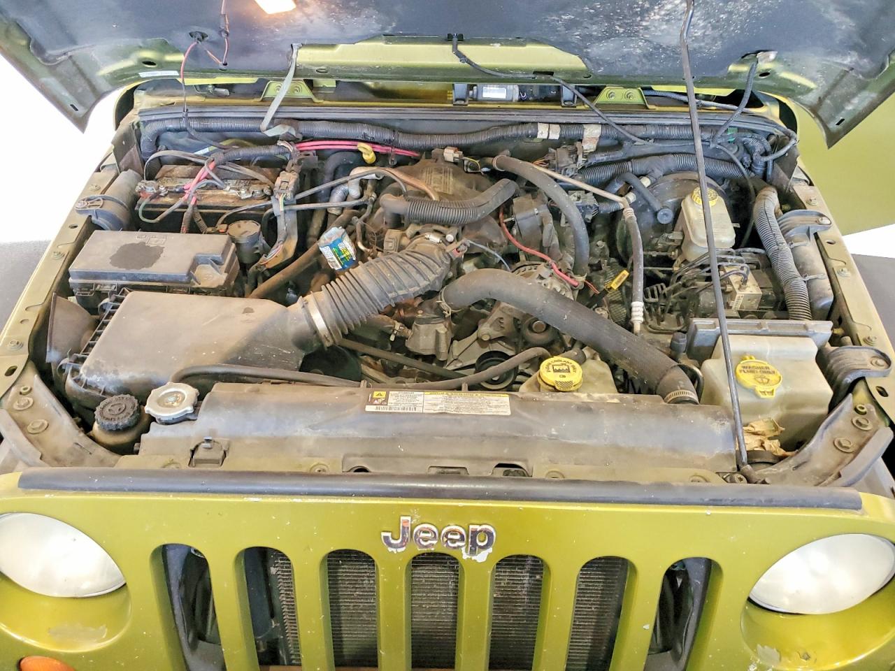 2007 Jeep Wrangler Sahara Зеленый vin: 1J4GA59137L118681