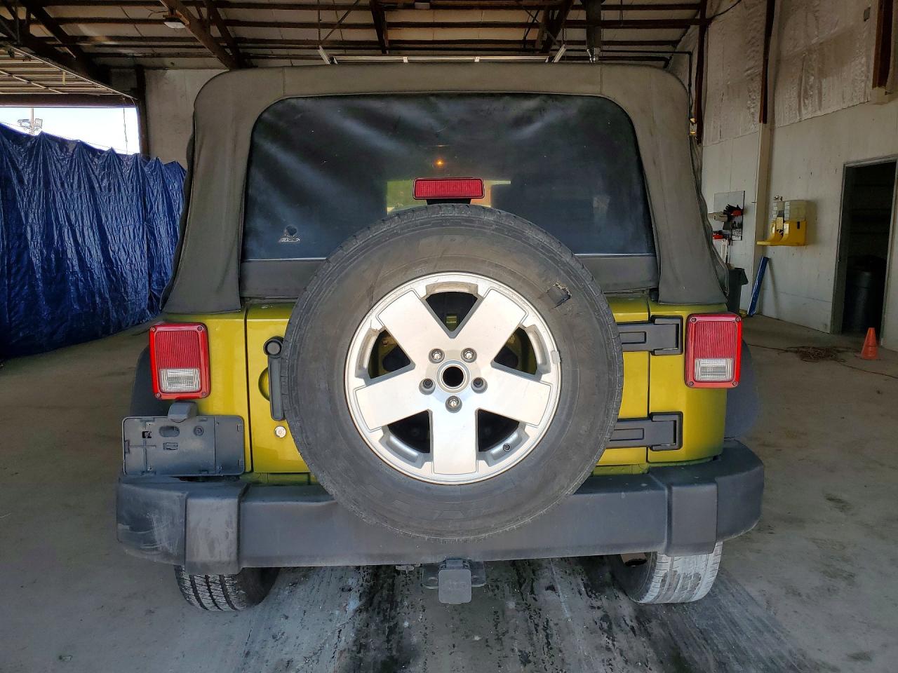 2007 Jeep Wrangler Sahara Зеленый vin: 1J4GA59137L118681
