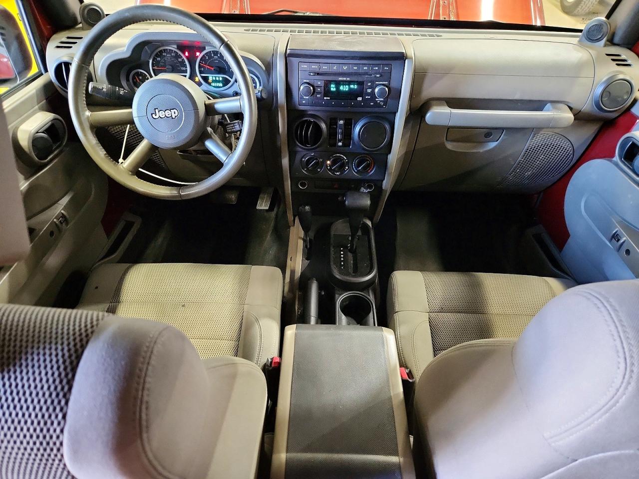 2007 Jeep Wrangler Sahara Red vin: 1J4GA59137L211765