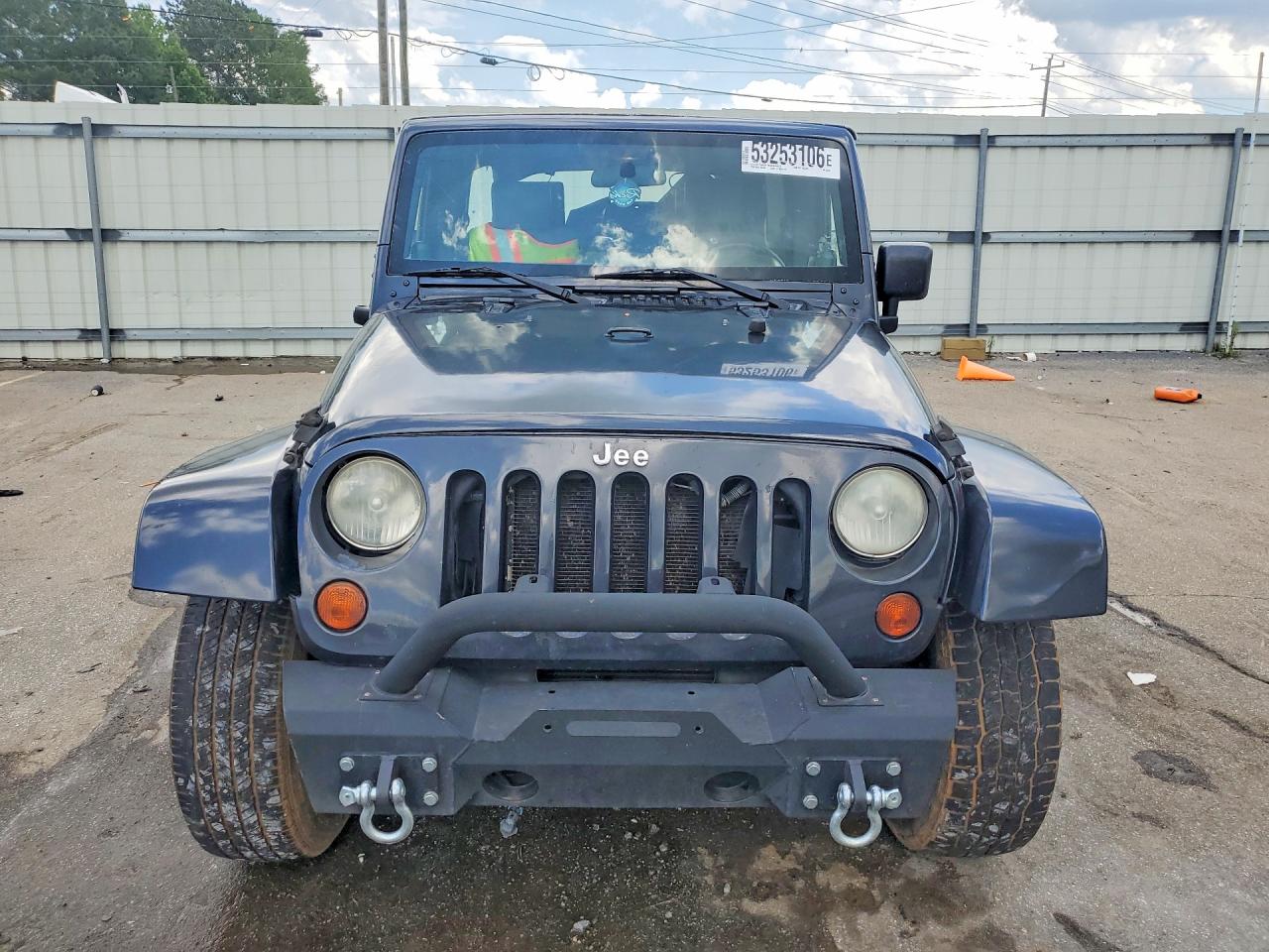 2008 Jeep Wrangler Unlimited Sahara Blue vin: 1J4GA59138L604358