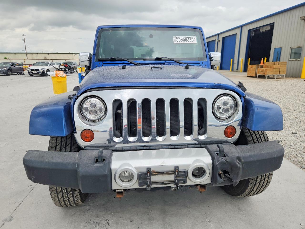 2009 Jeep Wrangler Unlimited Sahara Blue vin: 1J4GA59139L769702