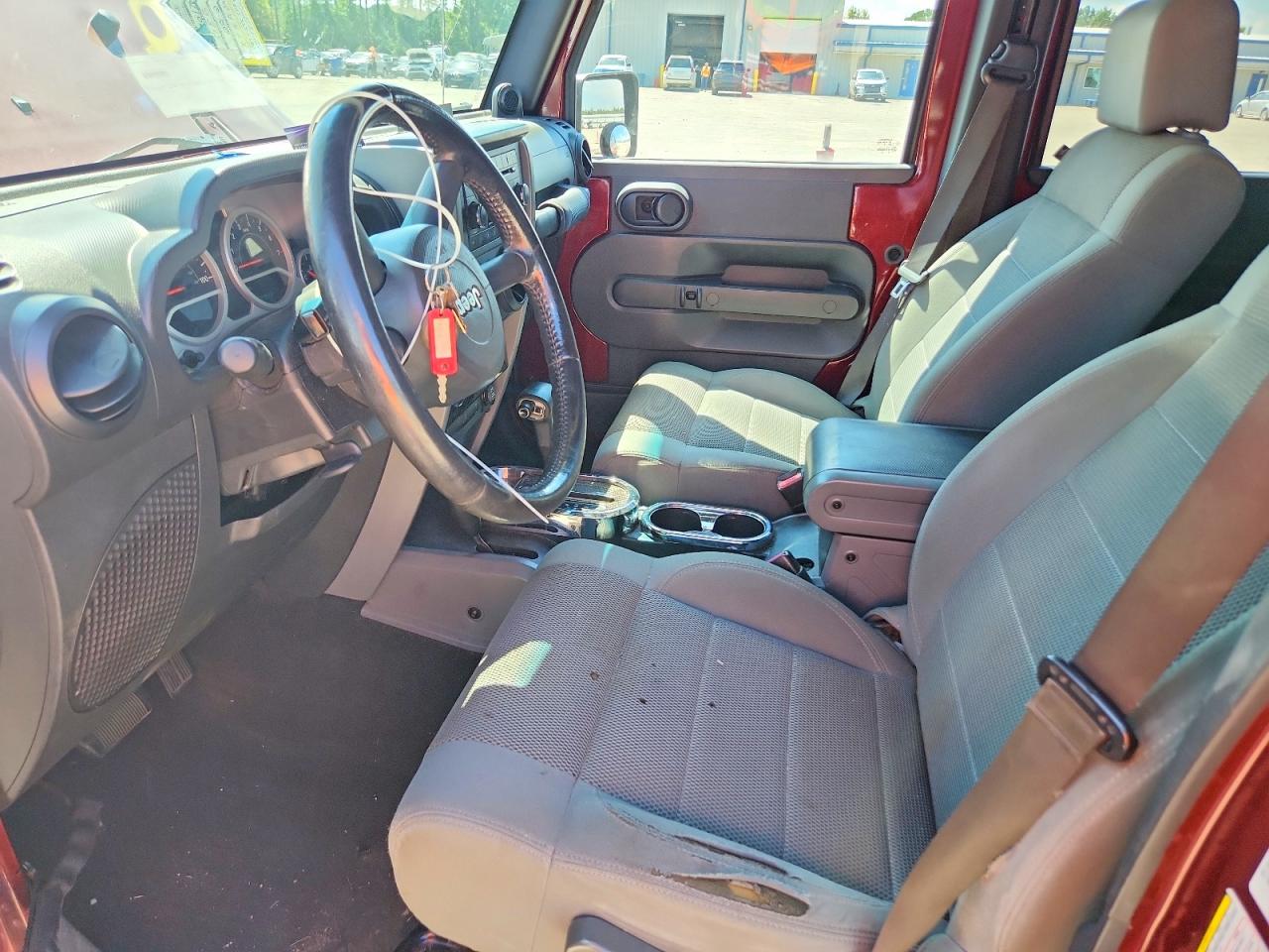 2007 Jeep Wrangler Sahara Темно-бордовый vin: 1J4GA59147L118267