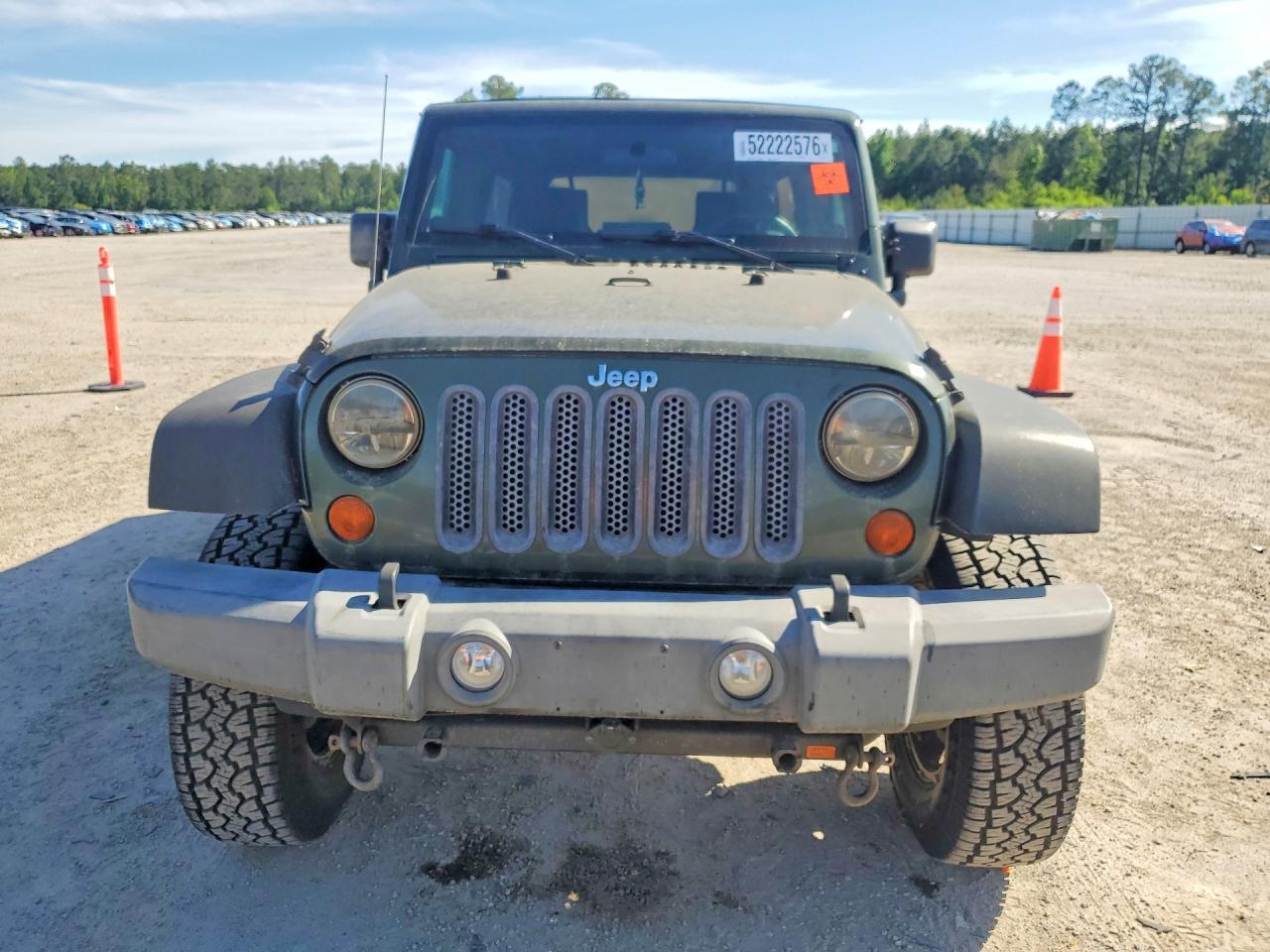 2007 Jeep Wrangler Sahara Green vin: 1J4GA59147L182597