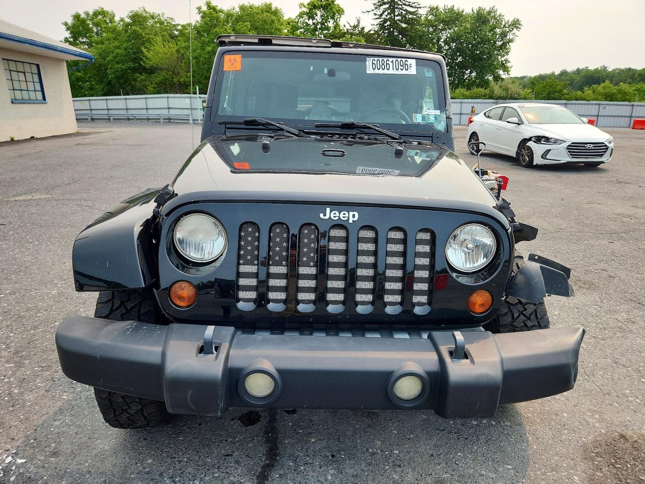 2008 Jeep Wrangler Unlimited Sahara Black vin: 1J4GA59148L551766