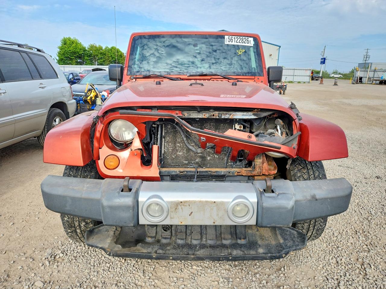 2009 Jeep Wrangler Unlimited Sahara Оранжевый vin: 1J4GA59149L731962