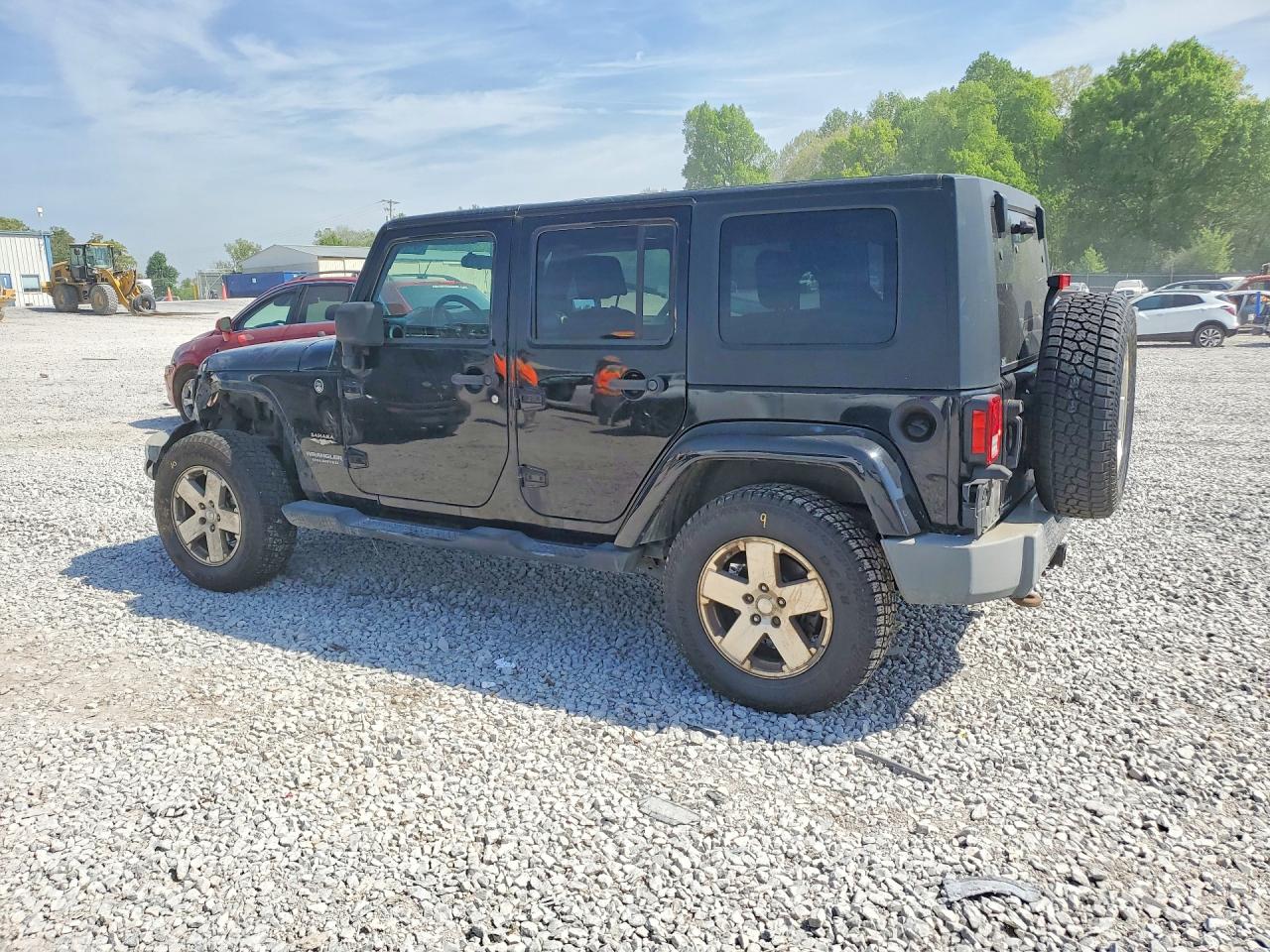 2009 Jeep Wrangler Unlimited Sahara Black vin: 1J4GA59149L760524