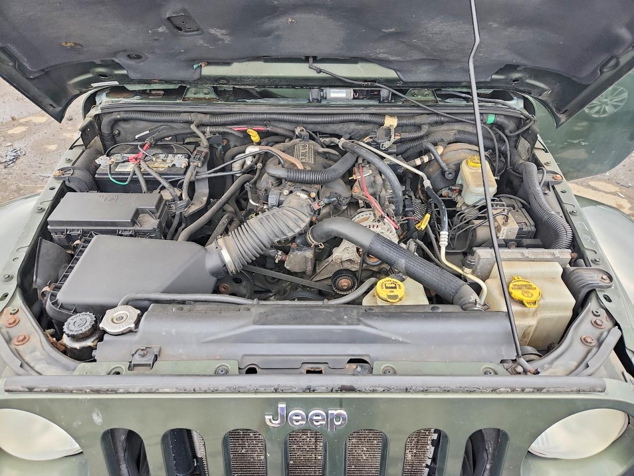 2007 Jeep Wrangler Sahara Green vin: 1J4GA59157L127706