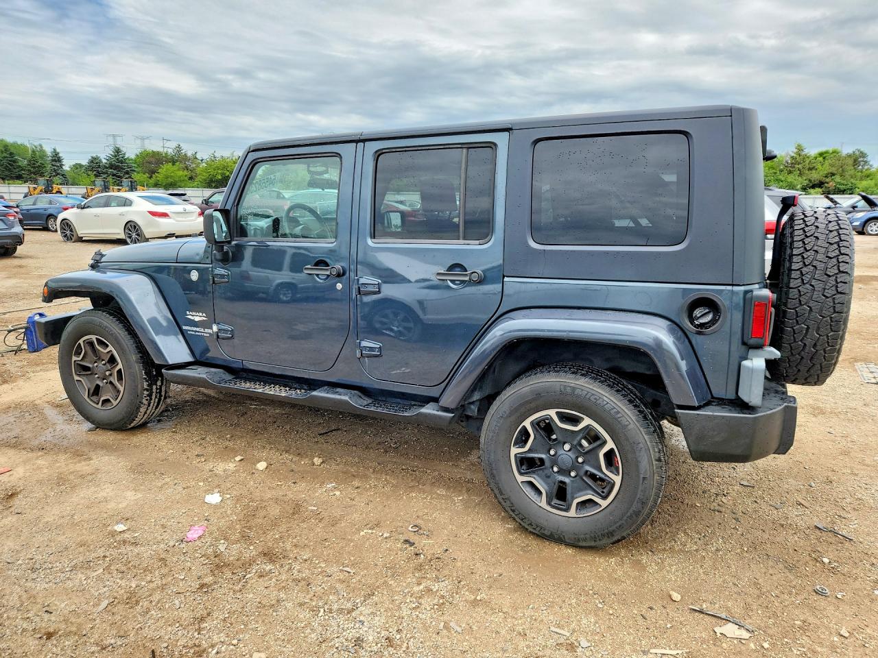 2007 Jeep Wrangler Sahara Gray vin: 1J4GA59157L156414