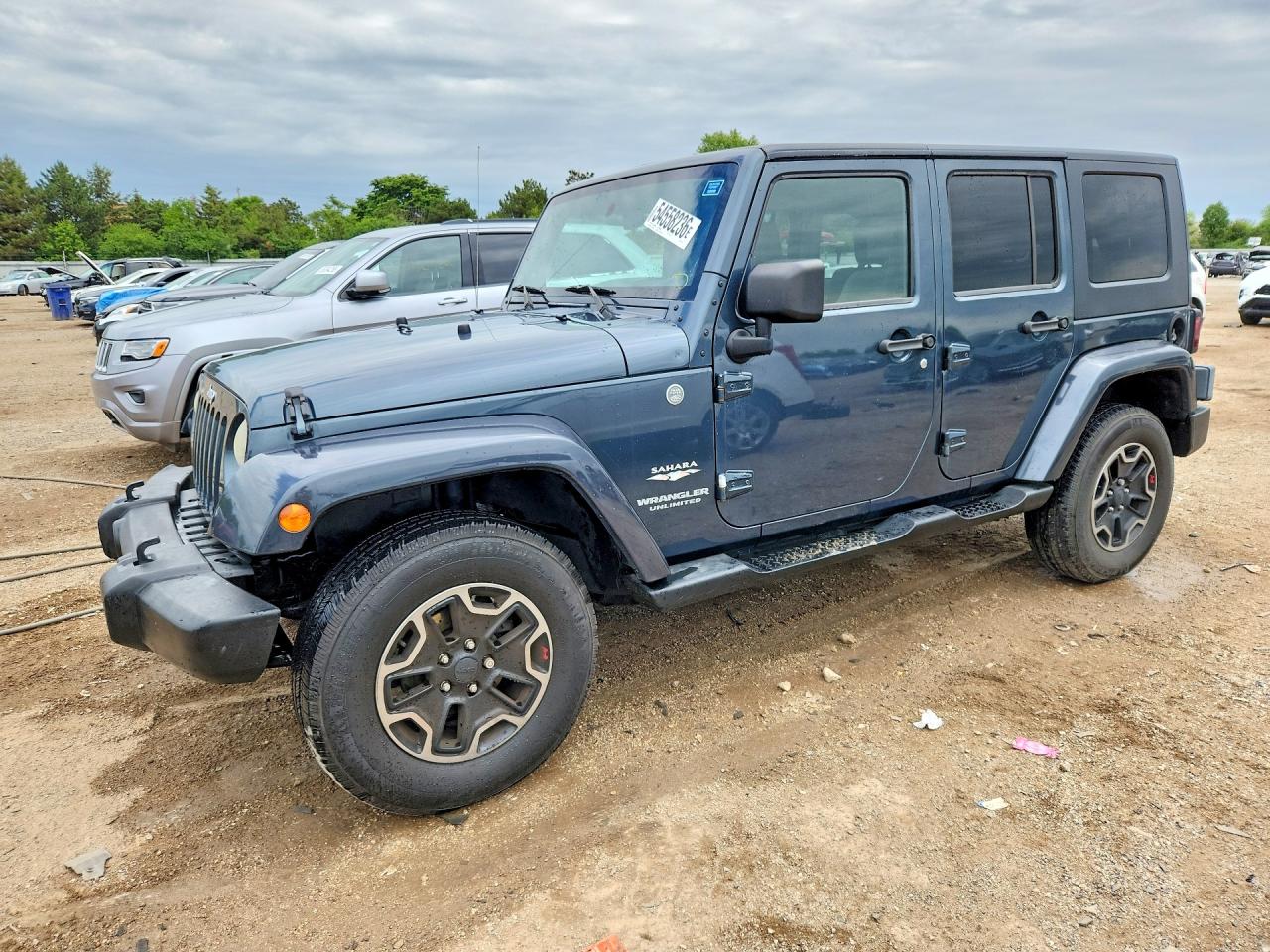 2007 Jeep Wrangler Sahara Gray vin: 1J4GA59157L156414