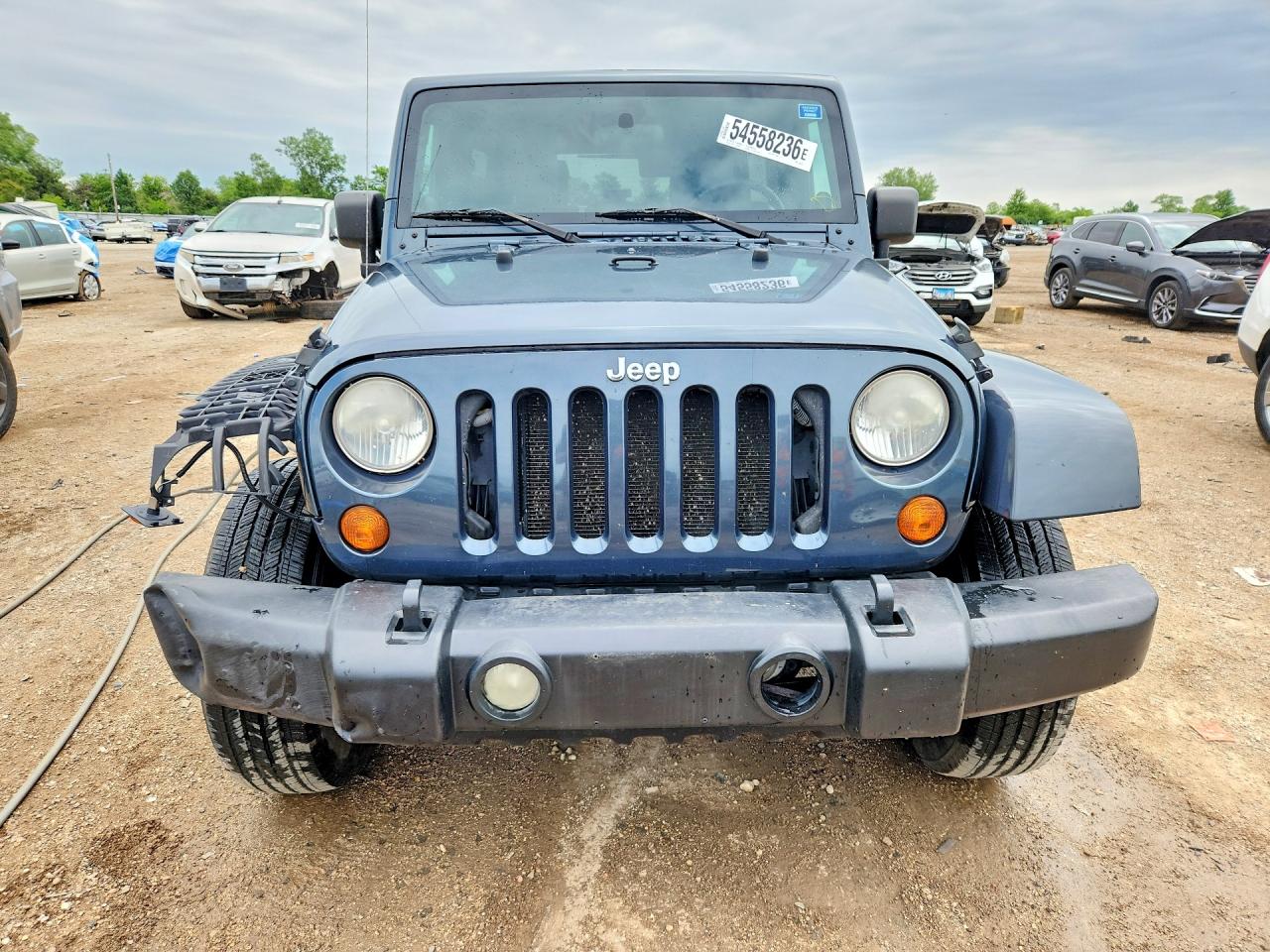 2007 Jeep Wrangler Sahara Gray vin: 1J4GA59157L156414