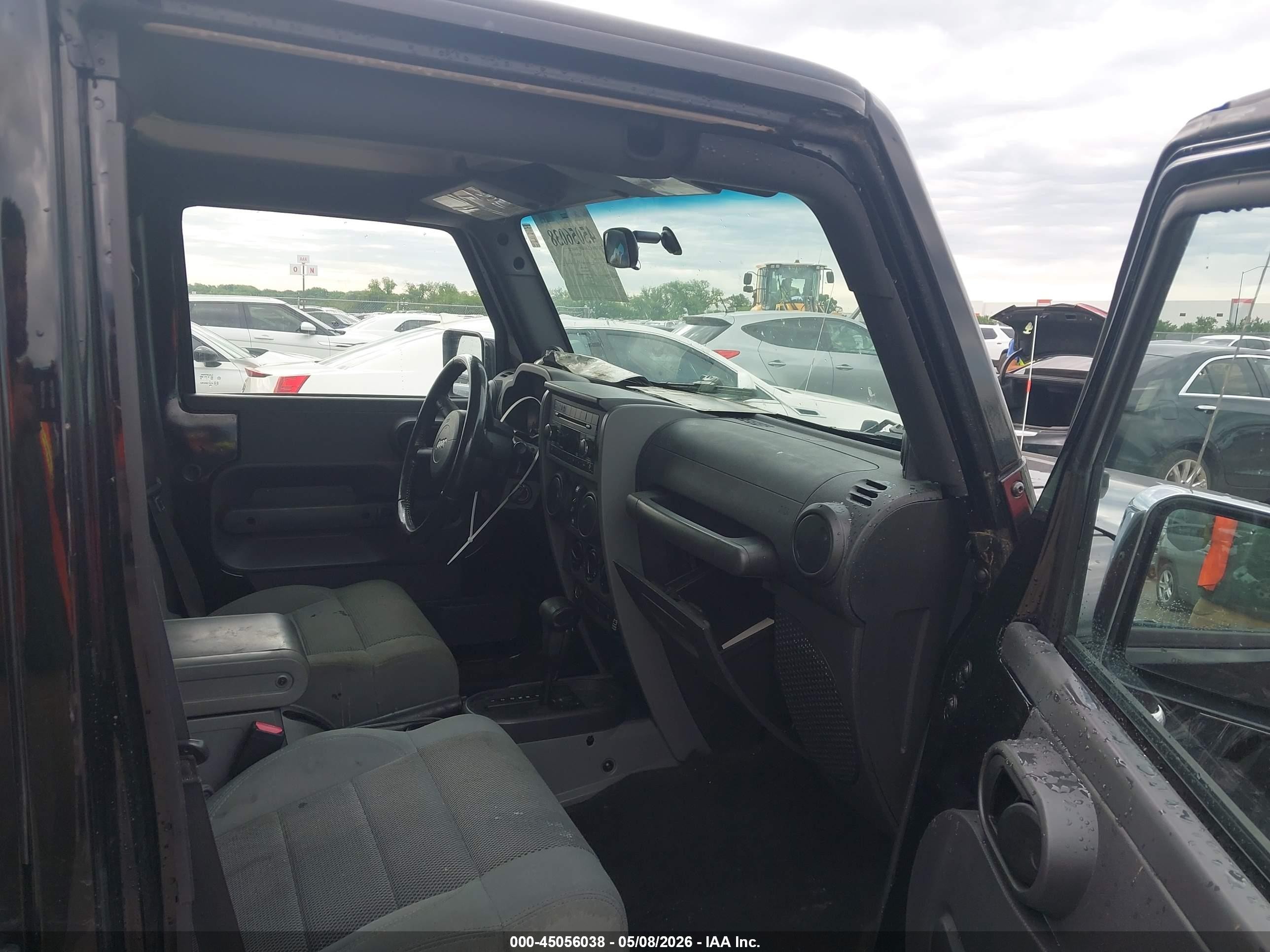 2007 Jeep Wrangler Unlimited Sahara Черный vin: 1J4GA59167L178311