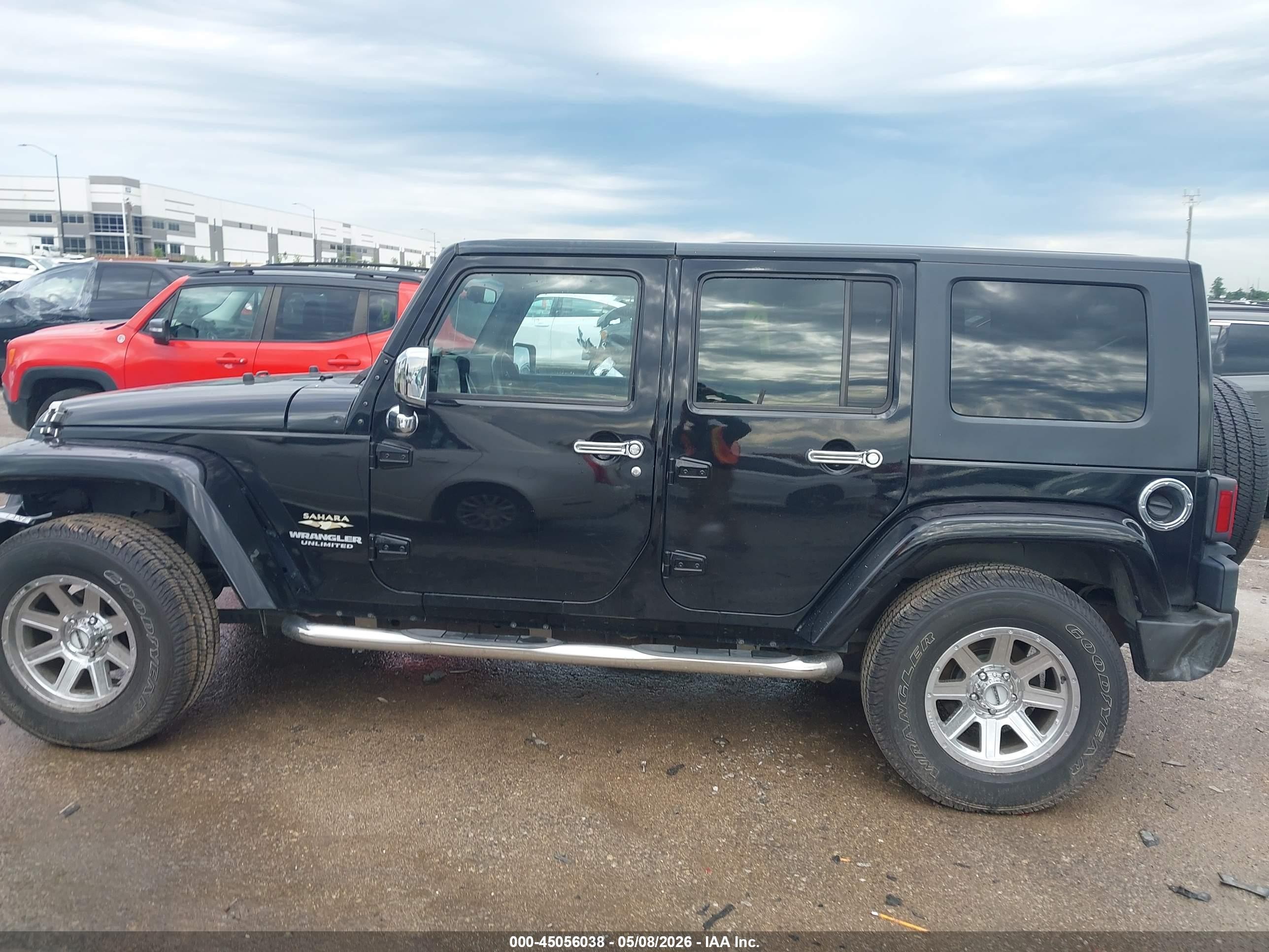 2007 Jeep Wrangler Unlimited Sahara Черный vin: 1J4GA59167L178311