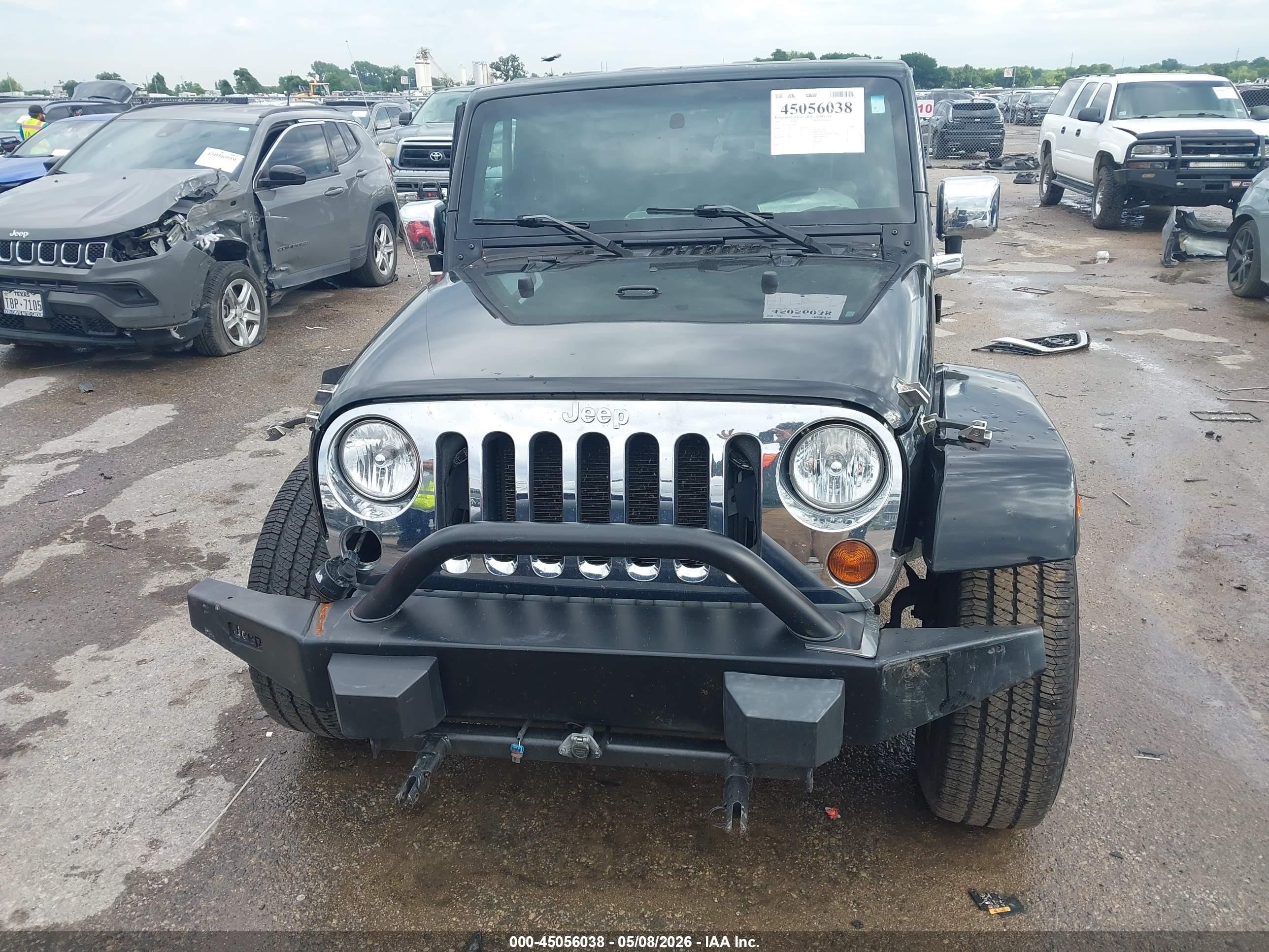 2007 Jeep Wrangler Unlimited Sahara Черный vin: 1J4GA59167L178311