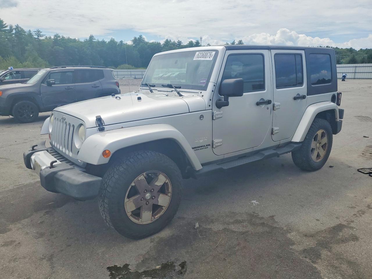 2009 Jeep Wrangler Unlimited Sahara Silver vin: 1J4GA59169L772433