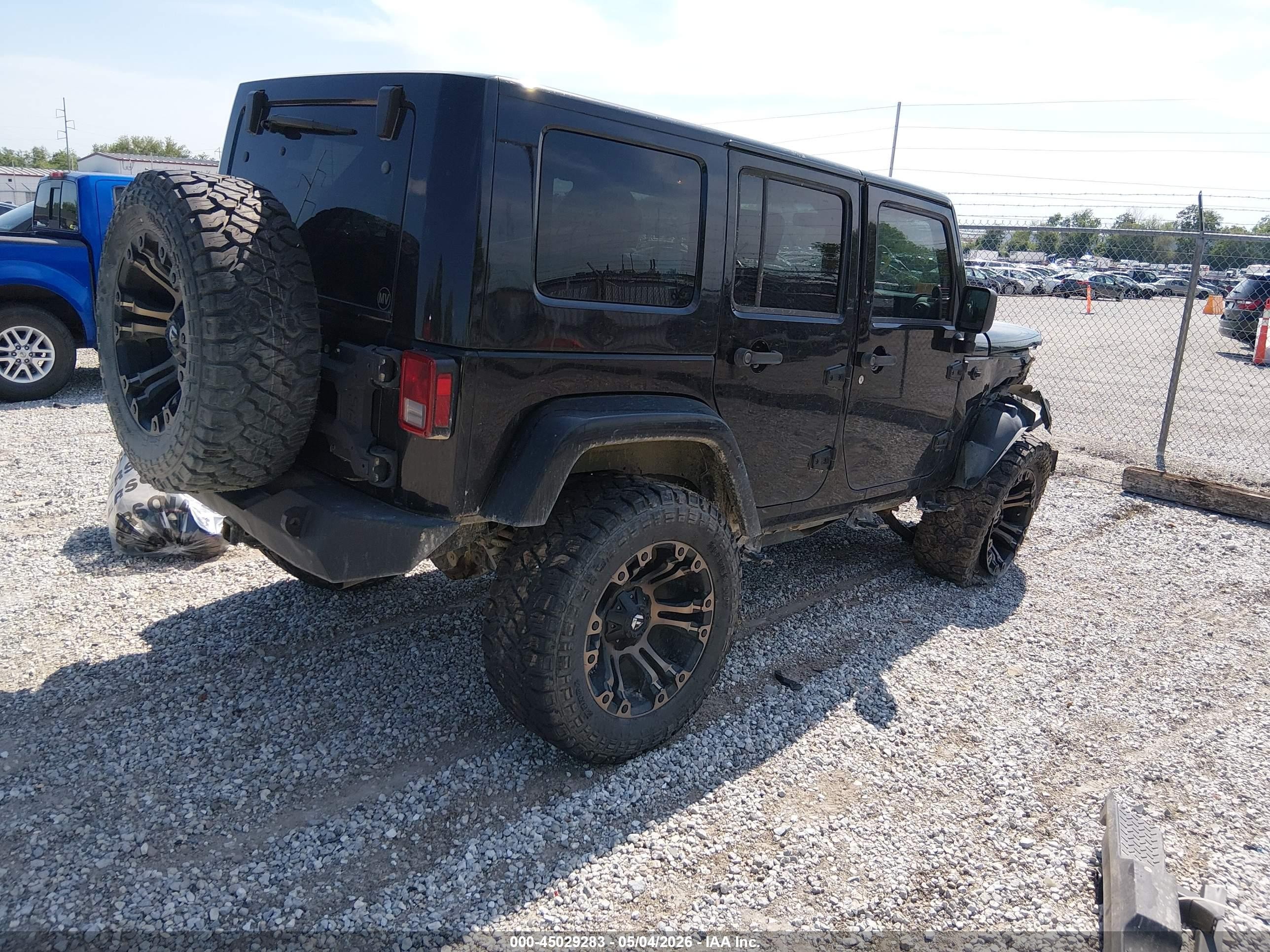 2008 Jeep Wrangler Unlimited Sahara Black vin: 1J4GA59178L505347
