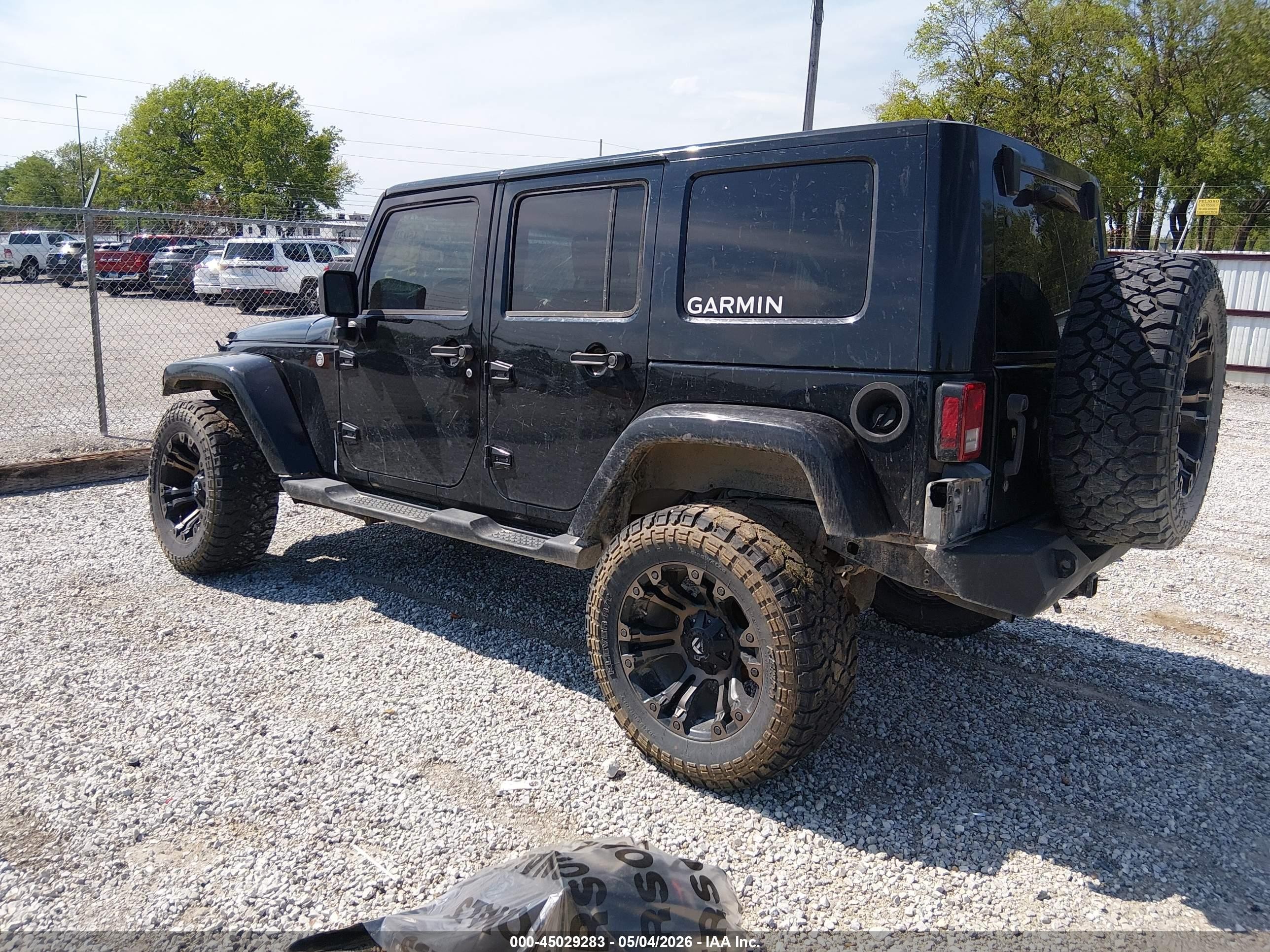 2008 Jeep Wrangler Unlimited Sahara Black vin: 1J4GA59178L505347