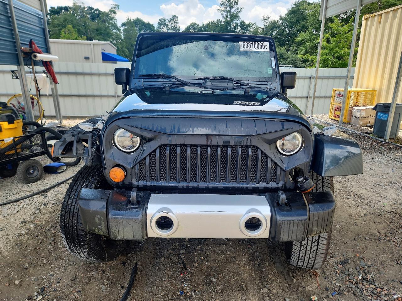 2008 Jeep Wrangler Unlimited Sahara Blue vin: 1J4GA59178L521516