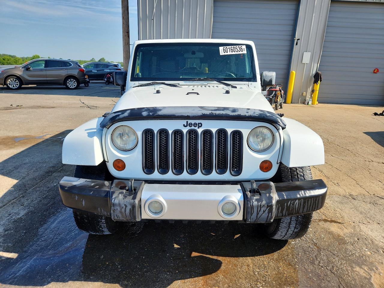2008 Jeep Wrangler Unlimited Sahara White vin: 1J4GA59178L539272
