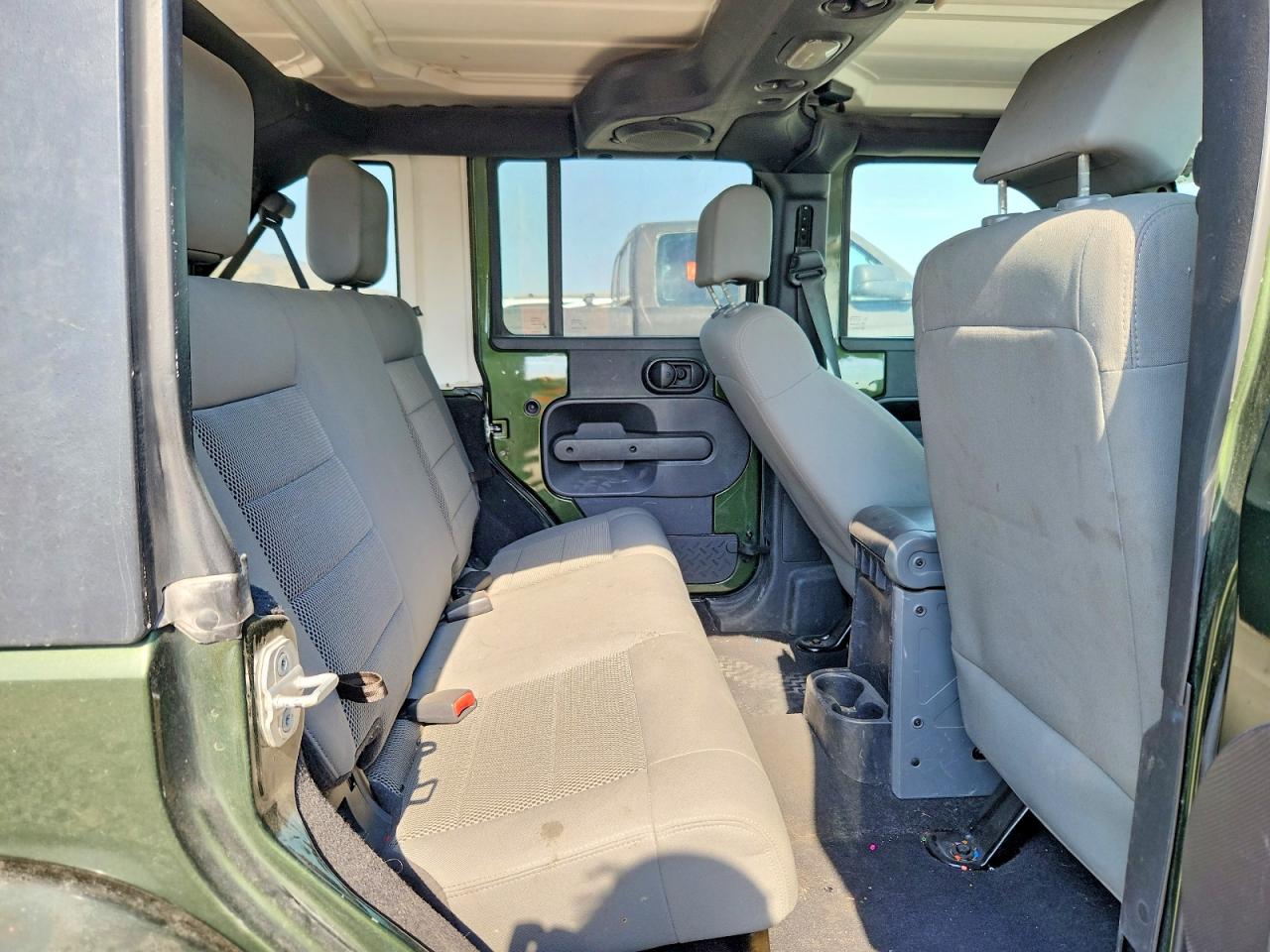 2008 Jeep Wrangler Unlimited Sahara Зеленый vin: 1J4GA59178L615878