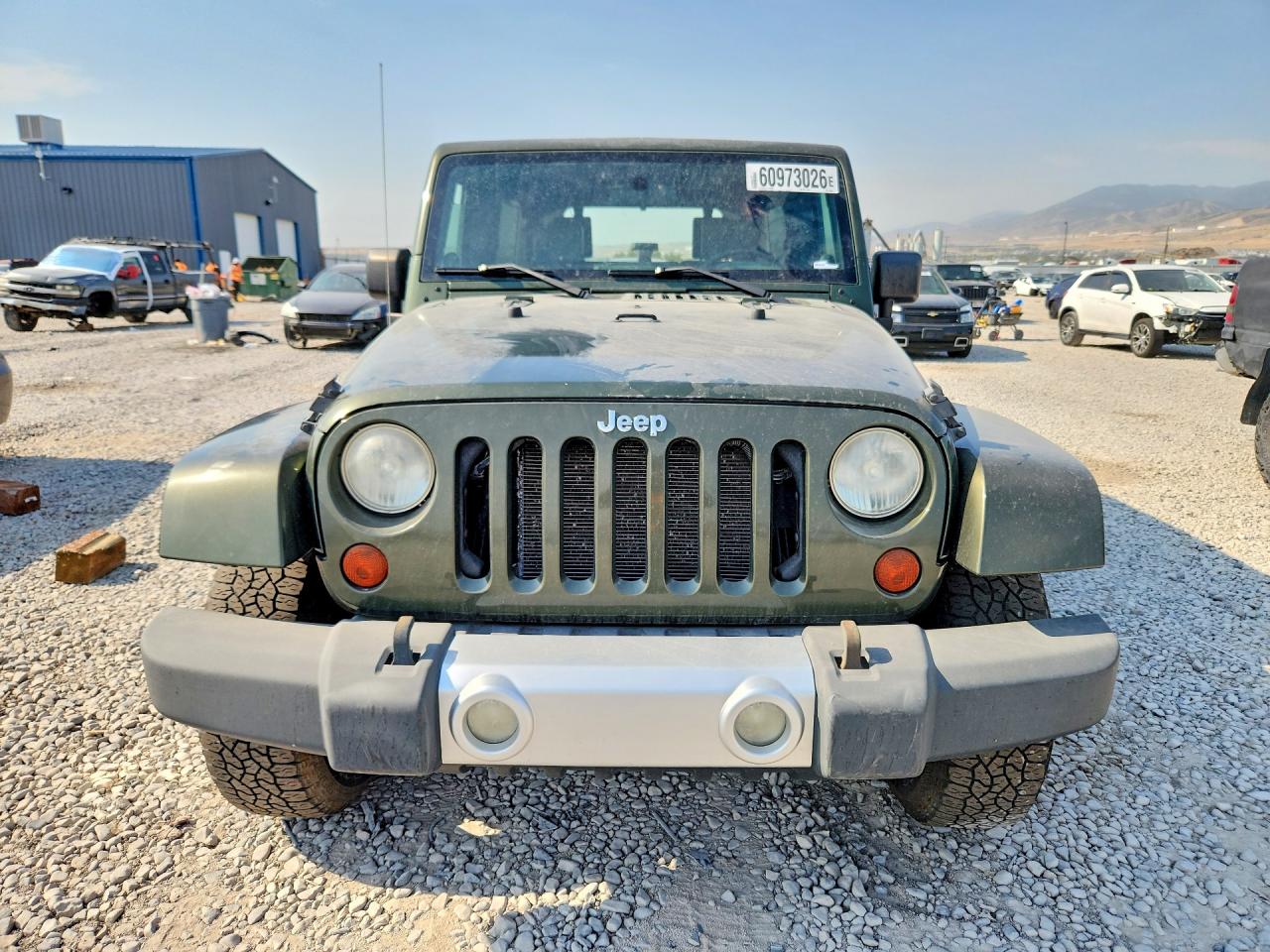 2008 Jeep Wrangler Unlimited Sahara Зеленый vin: 1J4GA59178L615878