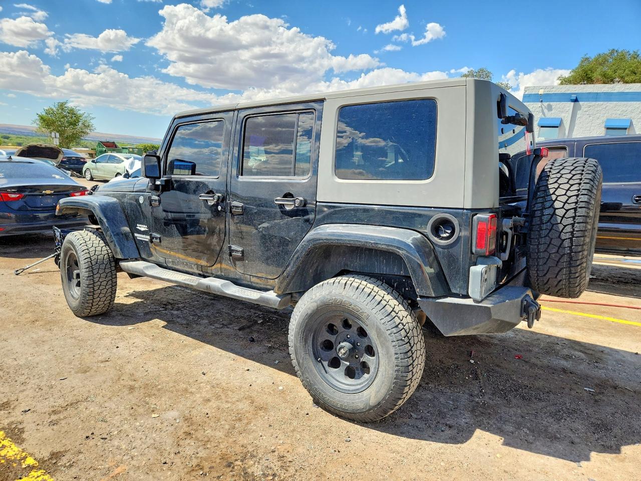 2009 Jeep Wrangler Unlimited Sahara Black vin: 1J4GA59189L741068