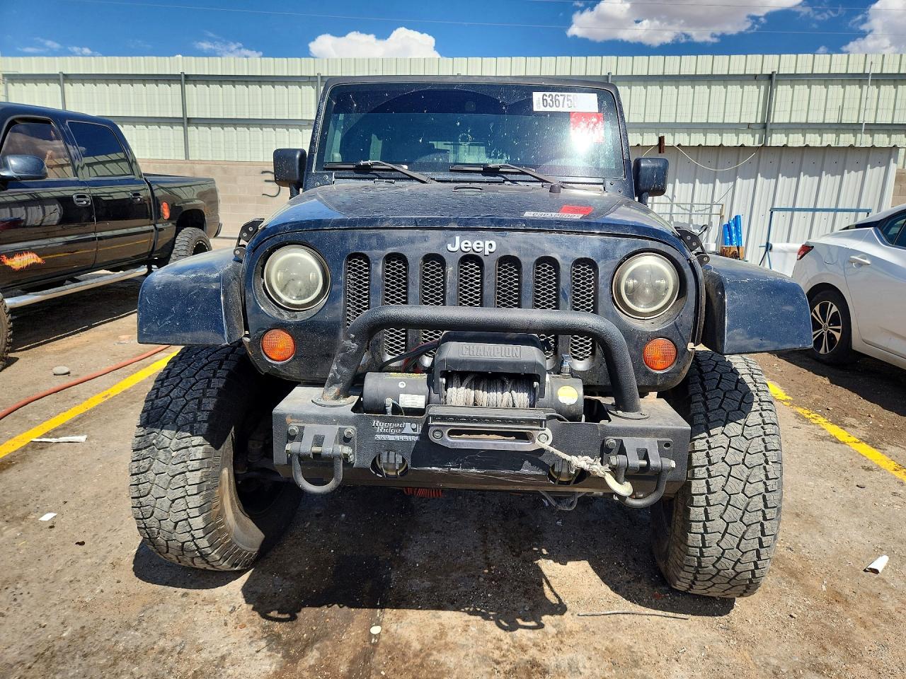 2009 Jeep Wrangler Unlimited Sahara Black vin: 1J4GA59189L741068