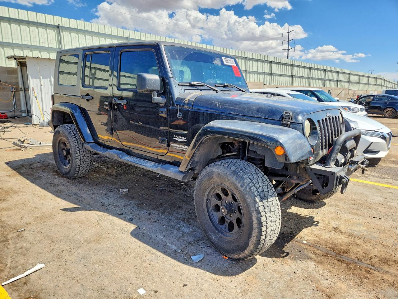 2009 Jeep Wrangler Unlimited Sahara Black vin: 1J4GA59189L741068