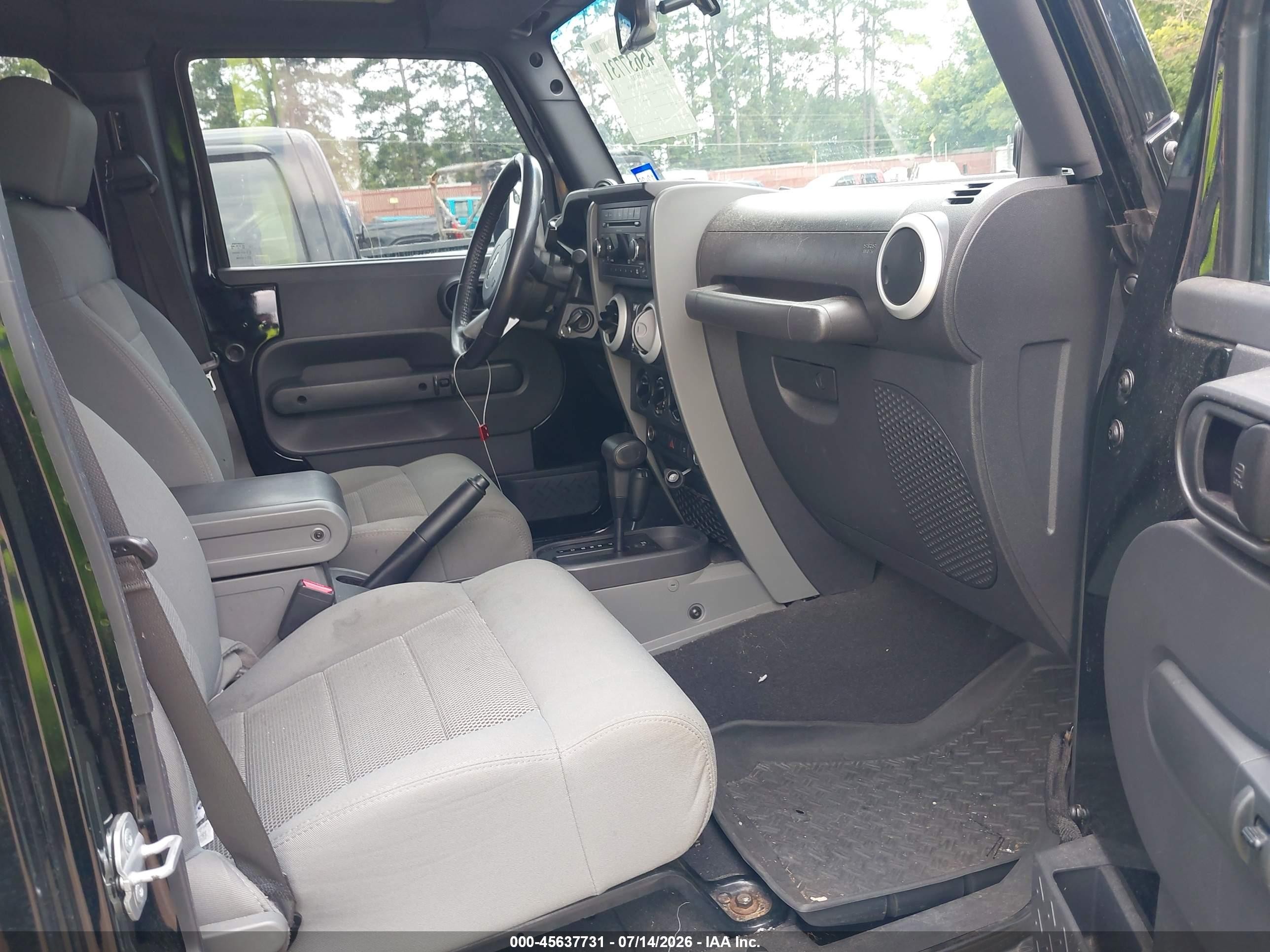 2009 Jeep Wrangler Unlimited Sahara Черный vin: 1J4GA59199L703817