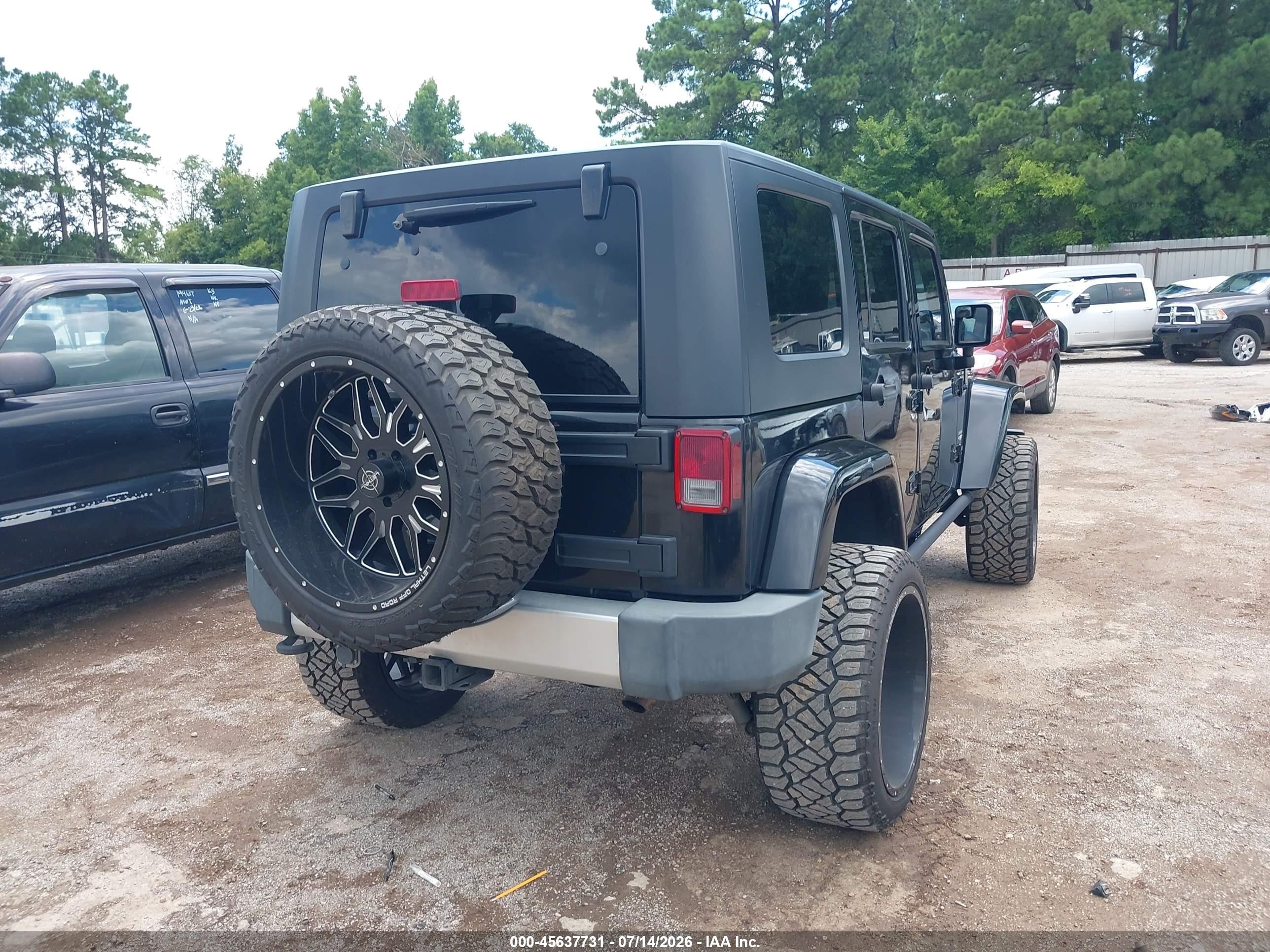 2009 Jeep Wrangler Unlimited Sahara Черный vin: 1J4GA59199L703817
