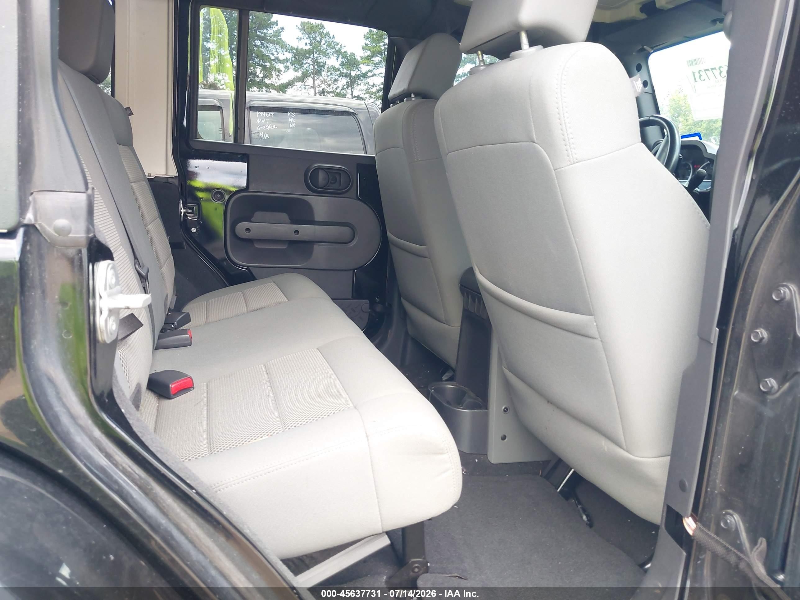 2009 Jeep Wrangler Unlimited Sahara Черный vin: 1J4GA59199L703817