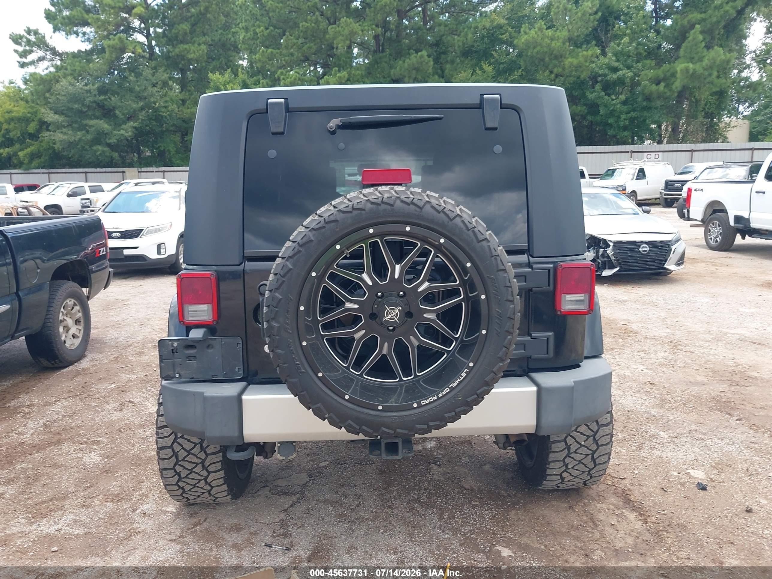 2009 Jeep Wrangler Unlimited Sahara Черный vin: 1J4GA59199L703817