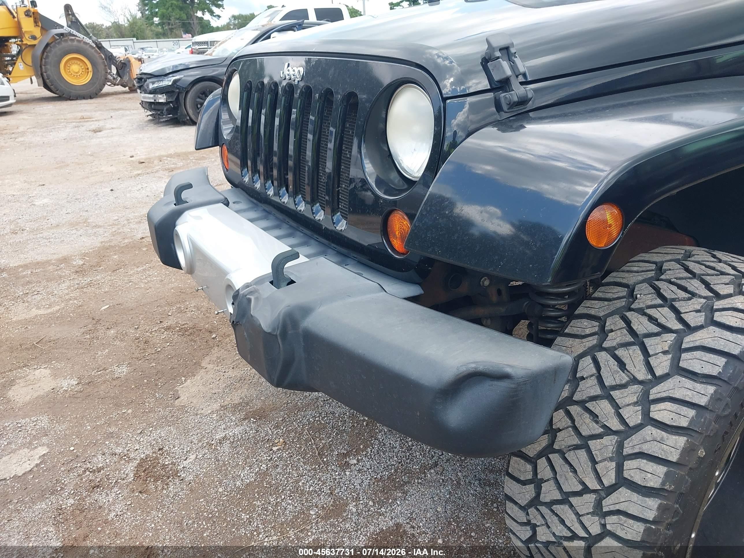 2009 Jeep Wrangler Unlimited Sahara Черный vin: 1J4GA59199L703817