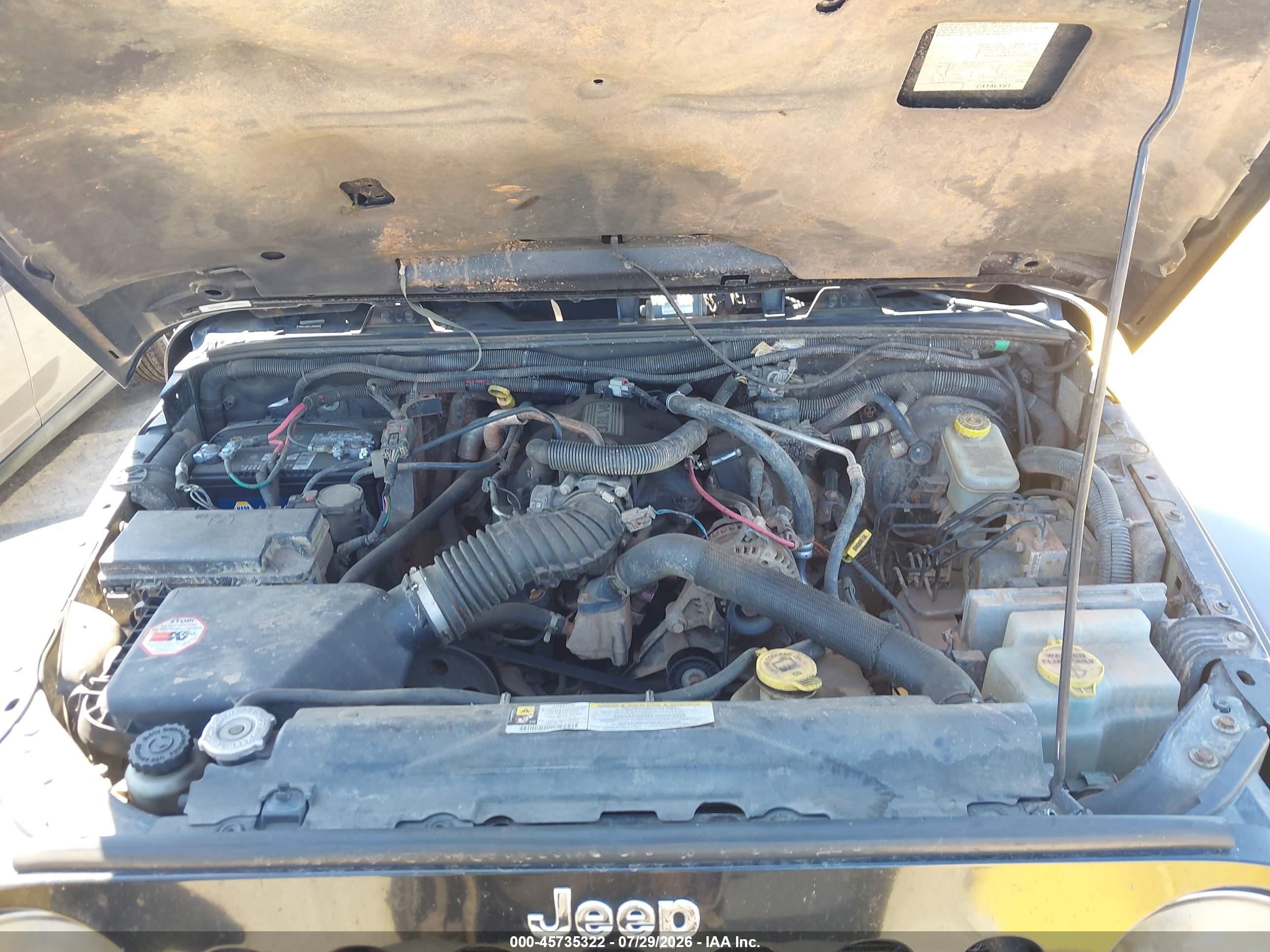 2007 Jeep Wrangler Unlimited Sahara Black vin: 1J4GA591X7L151323